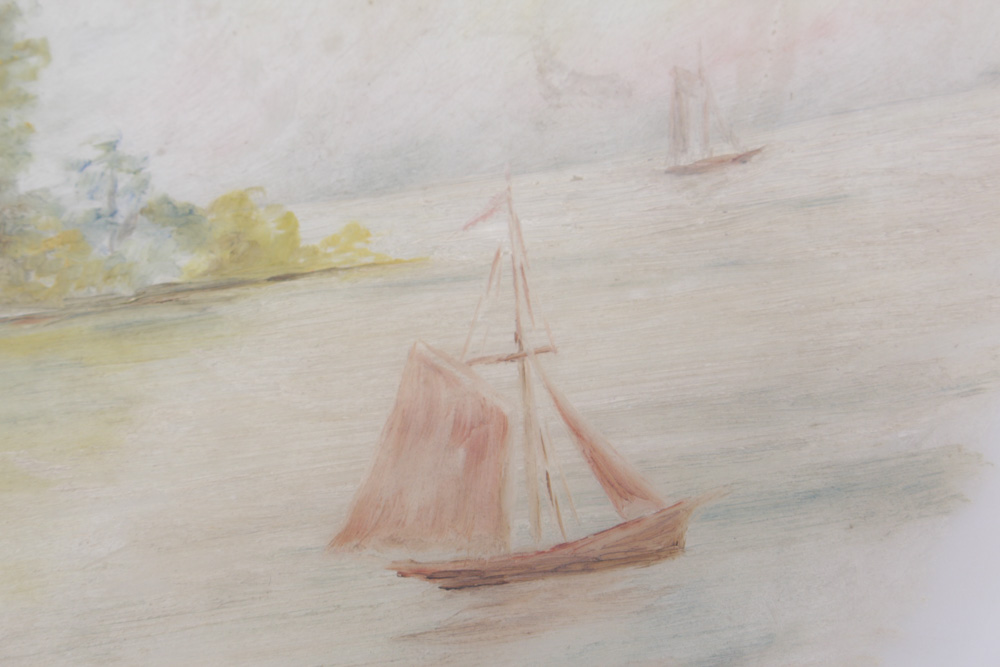 Vintage Hand-Painted Porcelain Plate