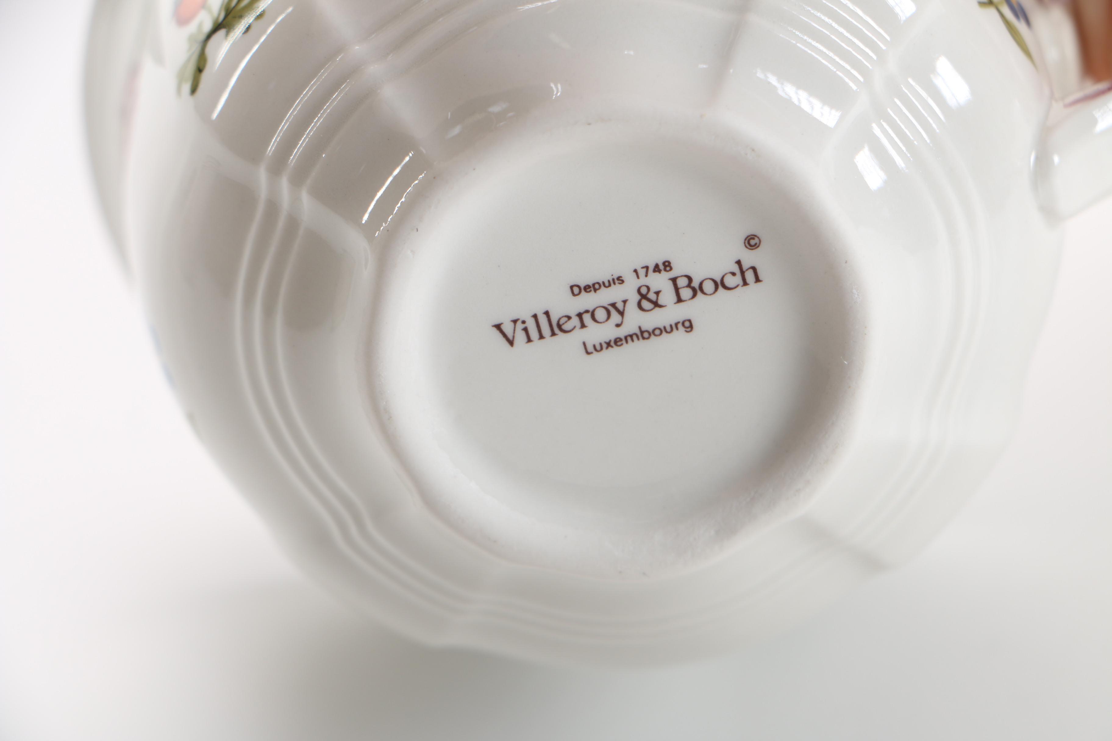 Villeroy & Boch "Petite Fleur" Porcelain Cups and Saucers