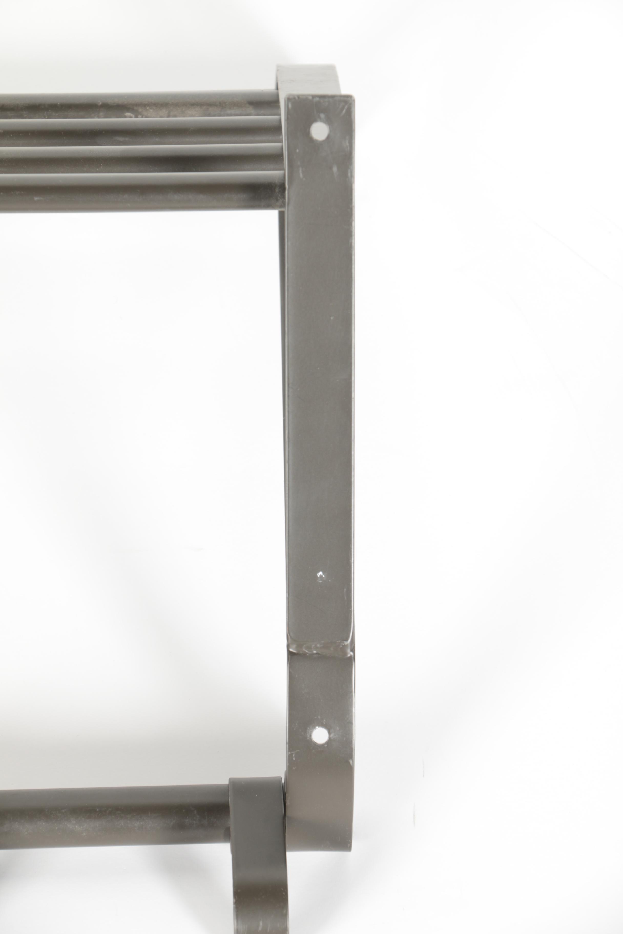 Black Metal Pot Rack