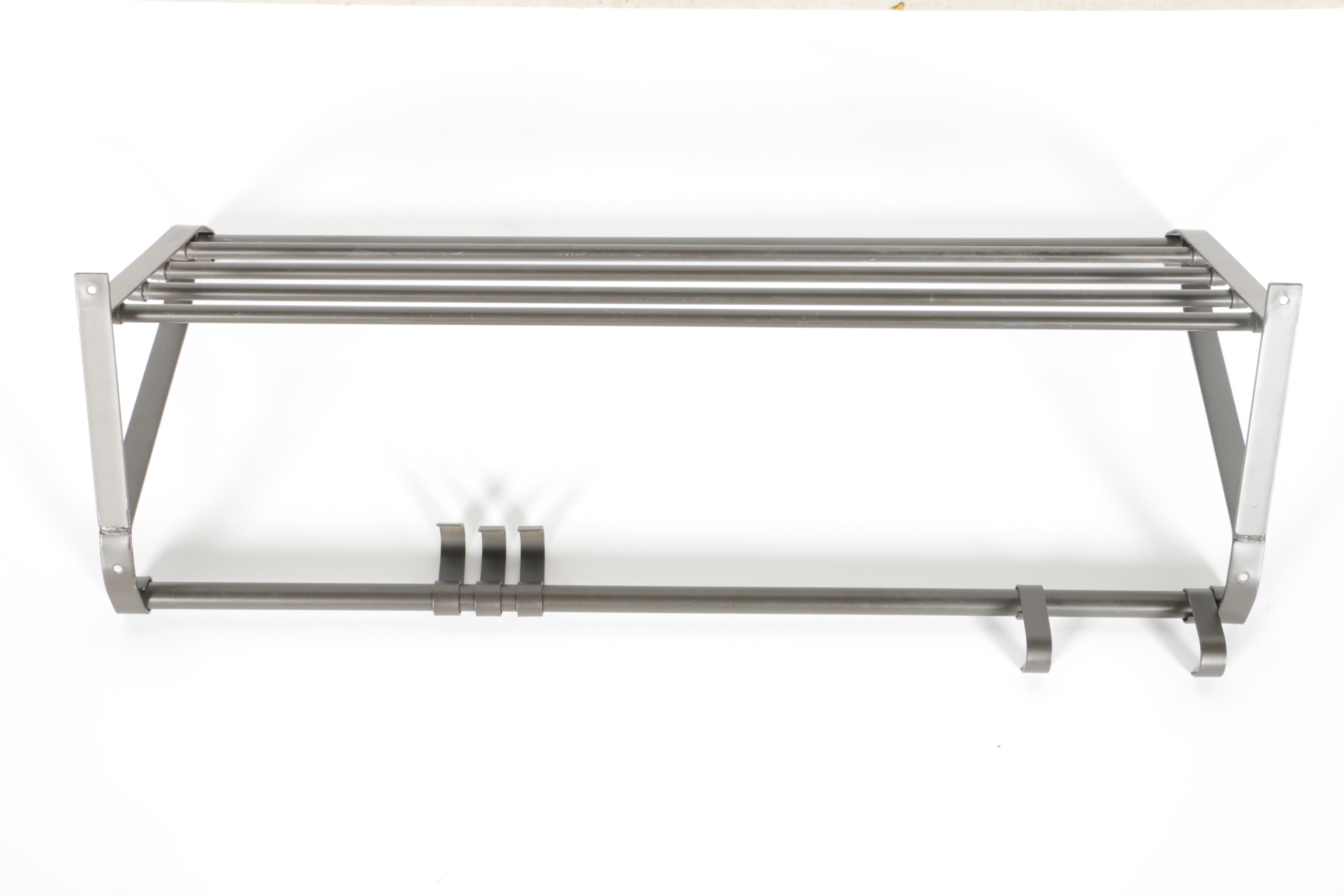 Black Metal Pot Rack