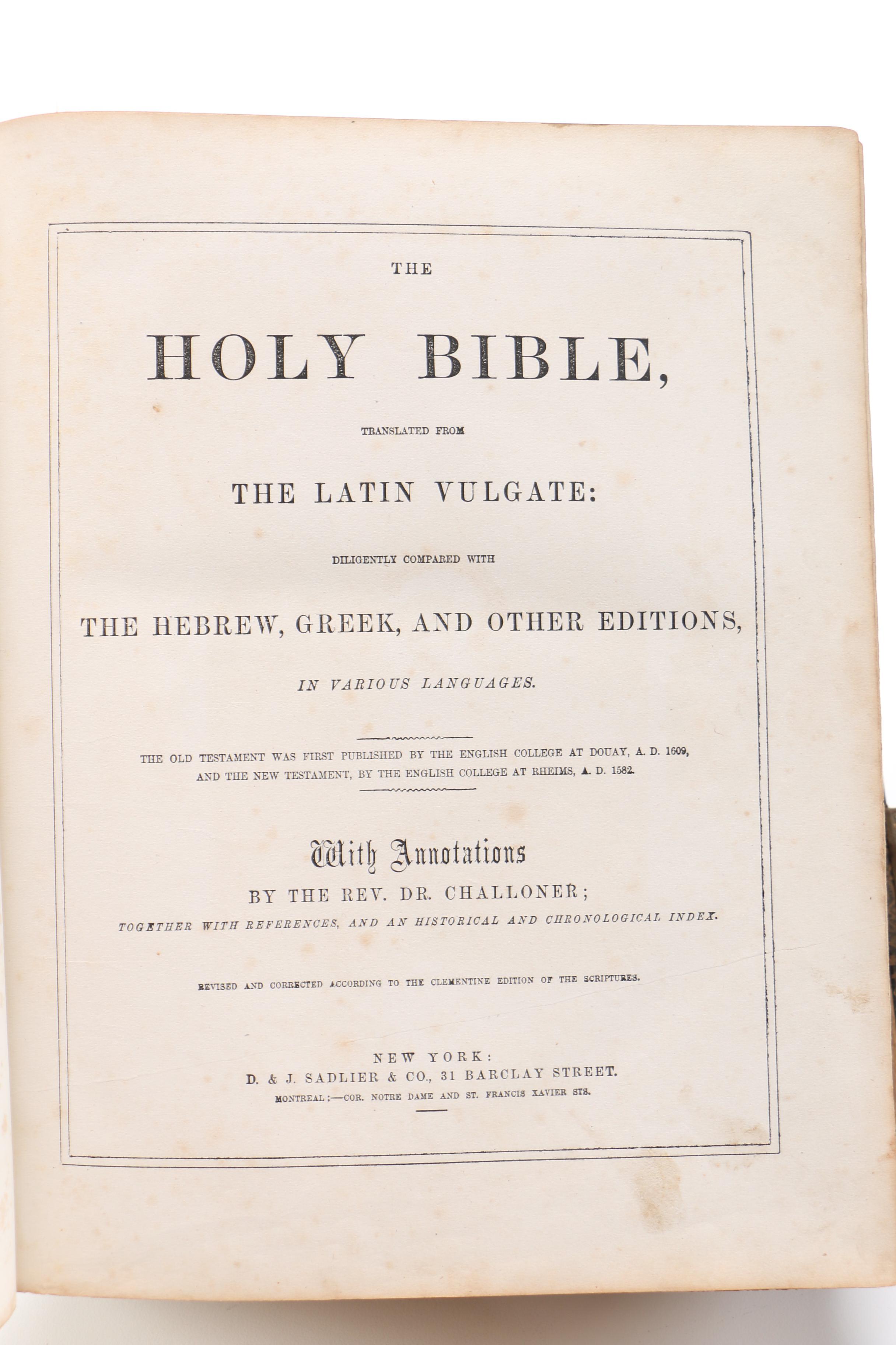 19th Century Religious Books