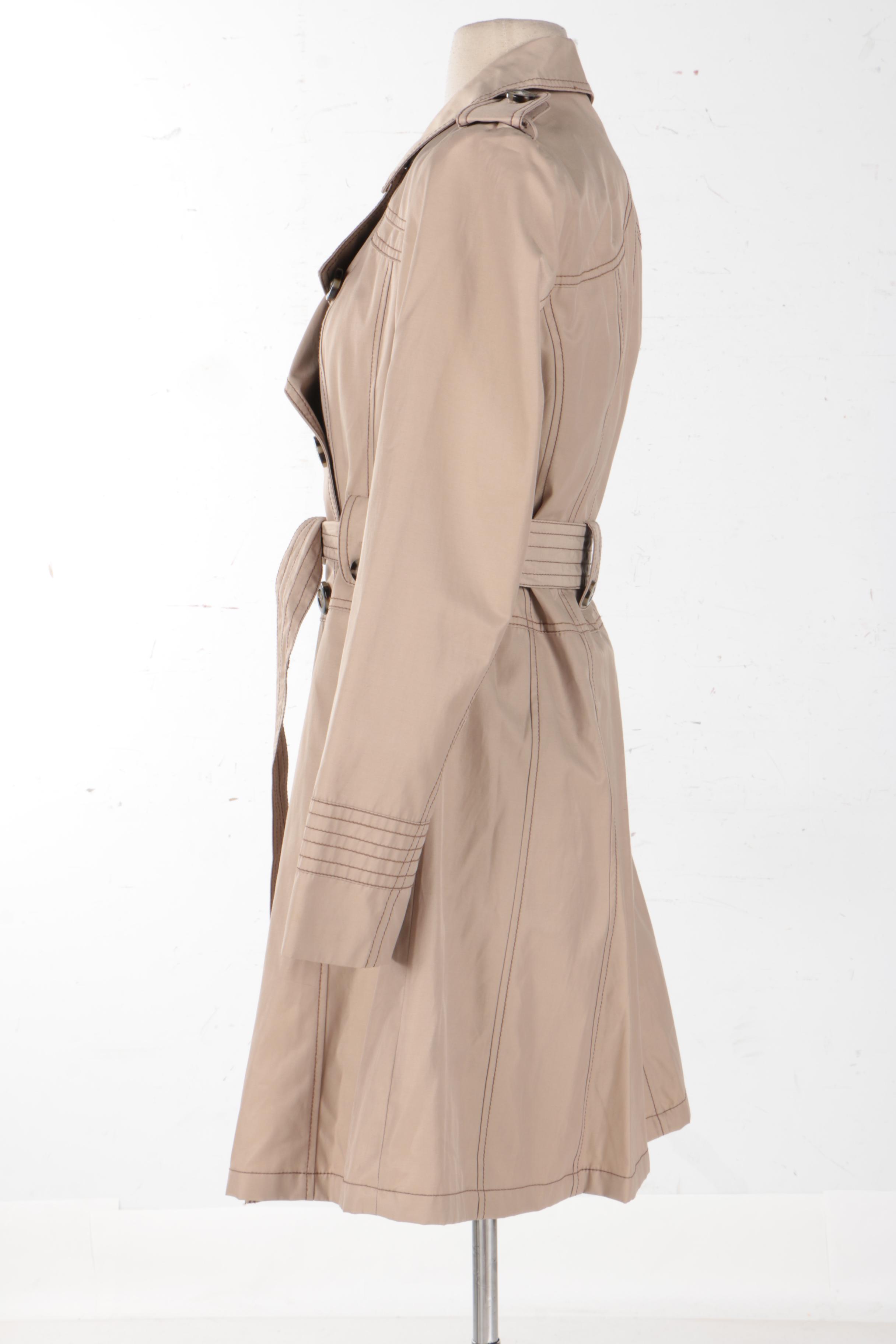 Women's Laundry by Shelli Segal Short Trench Coat