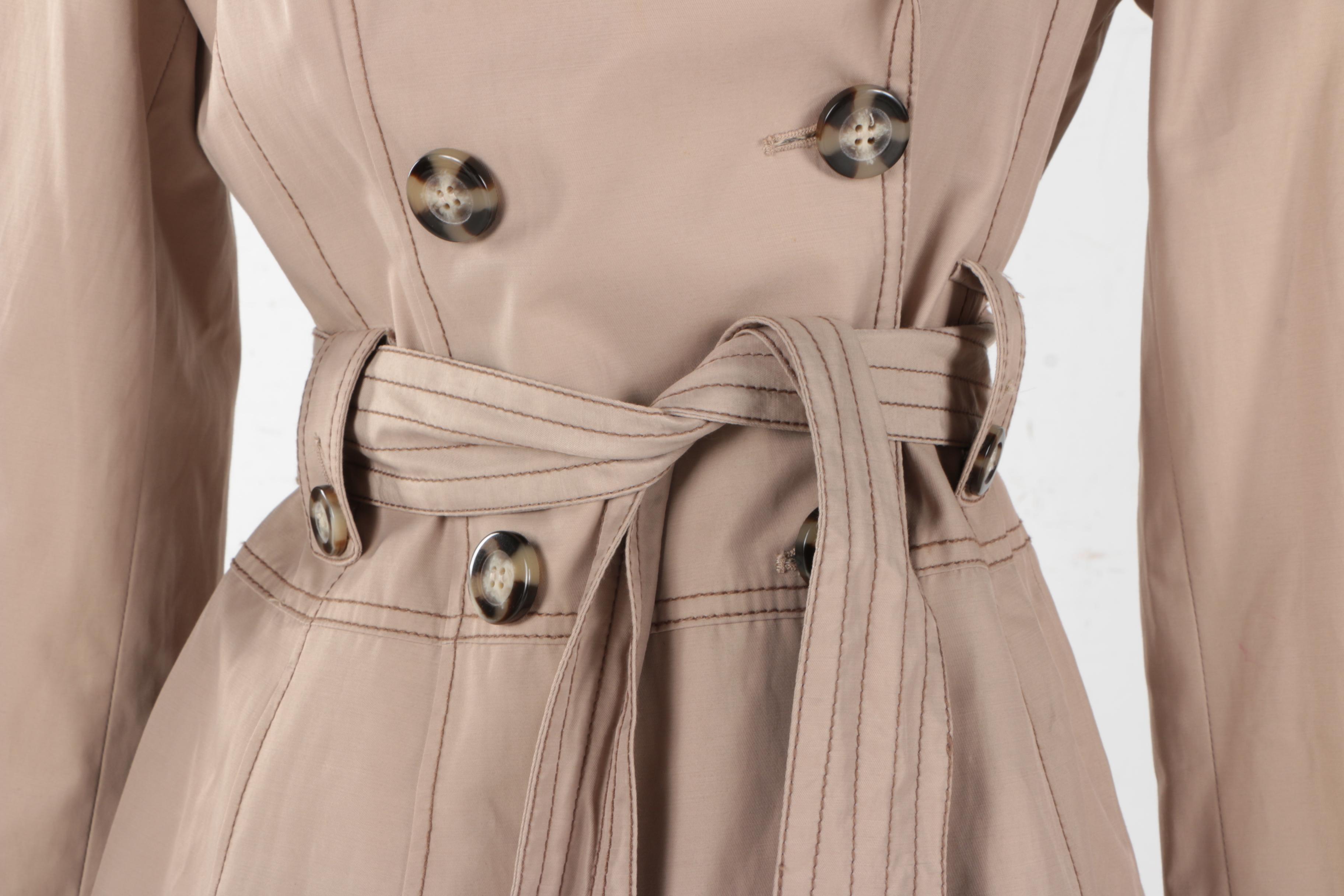 Women's Laundry by Shelli Segal Short Trench Coat