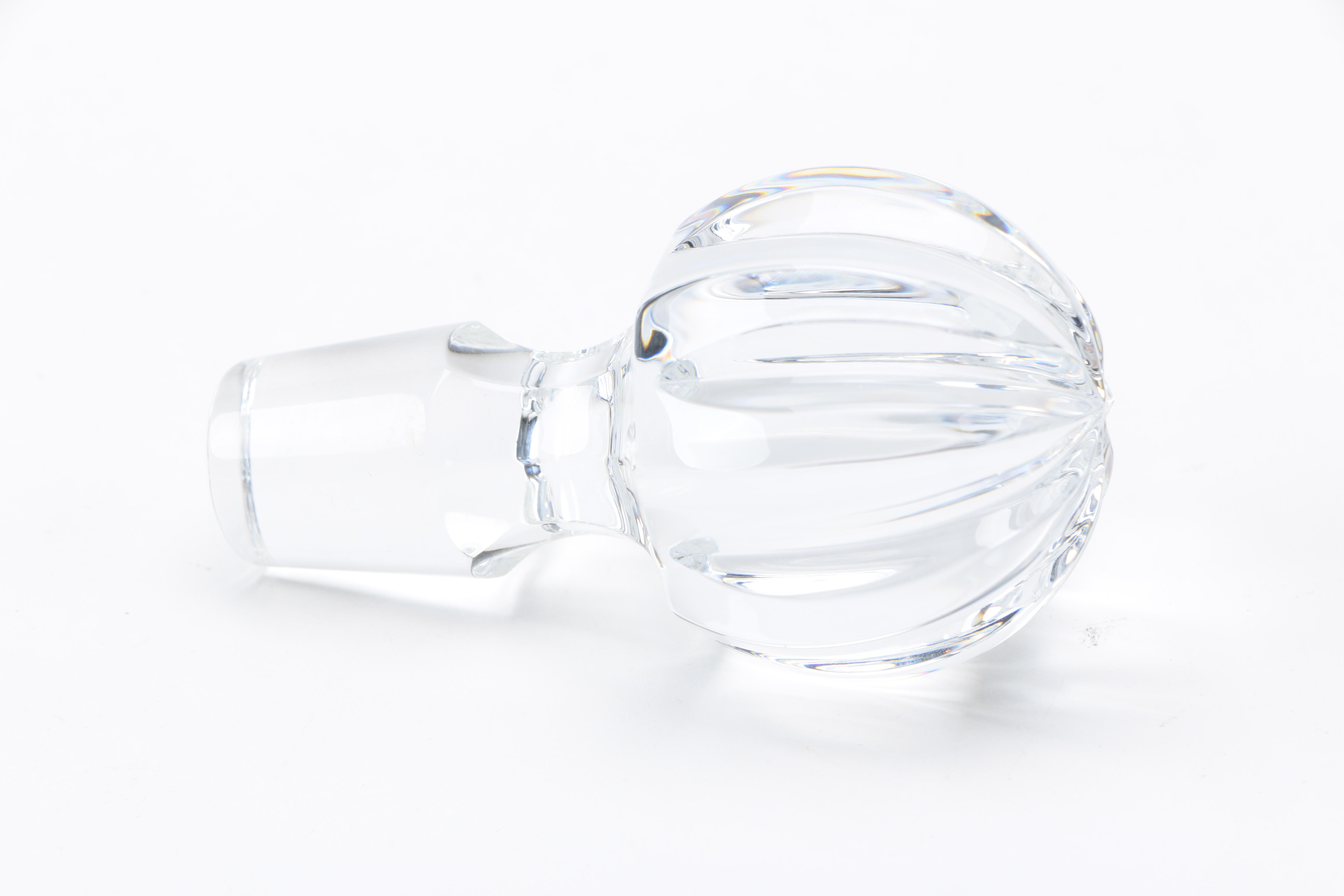 Pair of Clear Glass and Crystal Decanters Including Marquis by Waterford