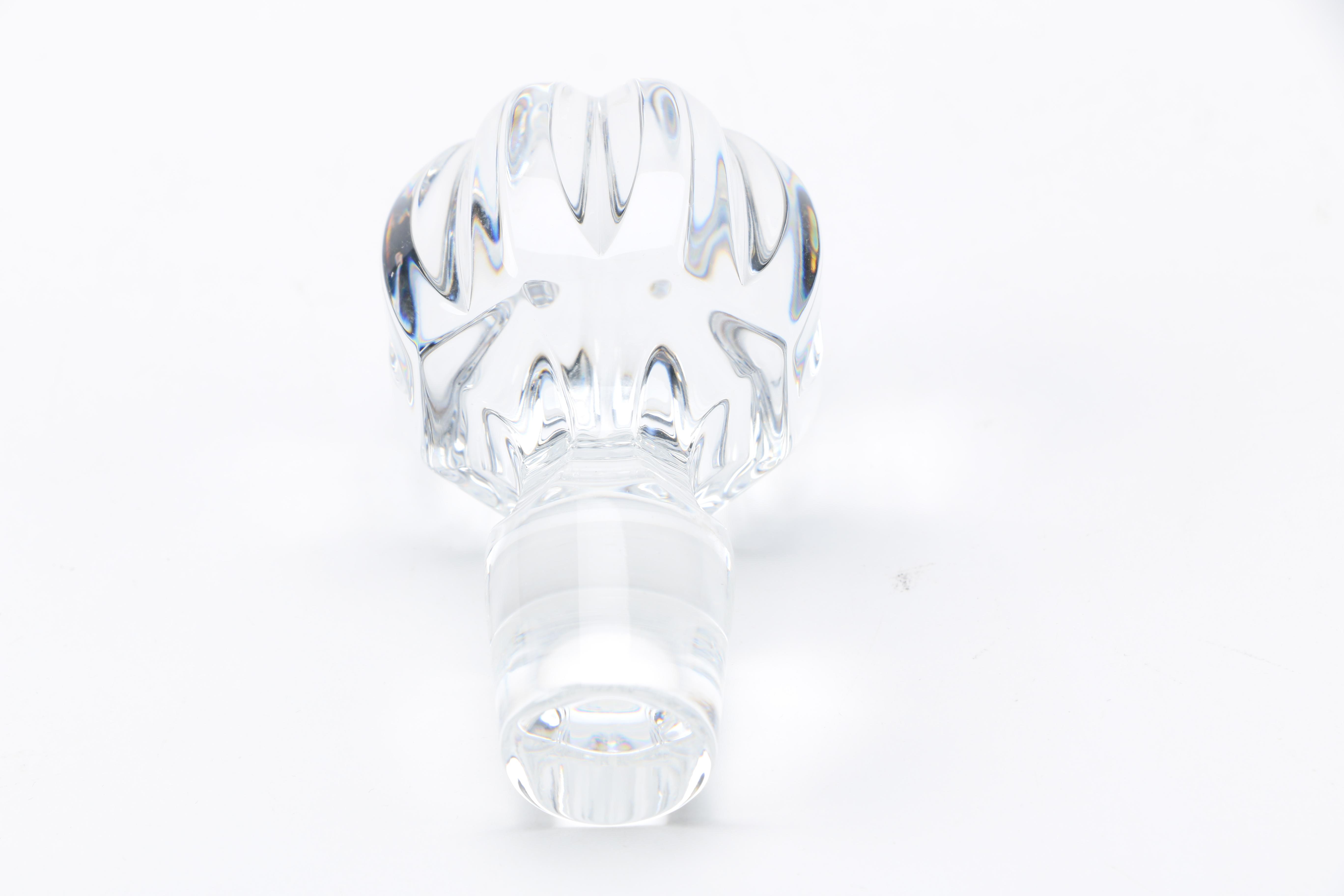 Pair of Clear Glass and Crystal Decanters Including Marquis by Waterford