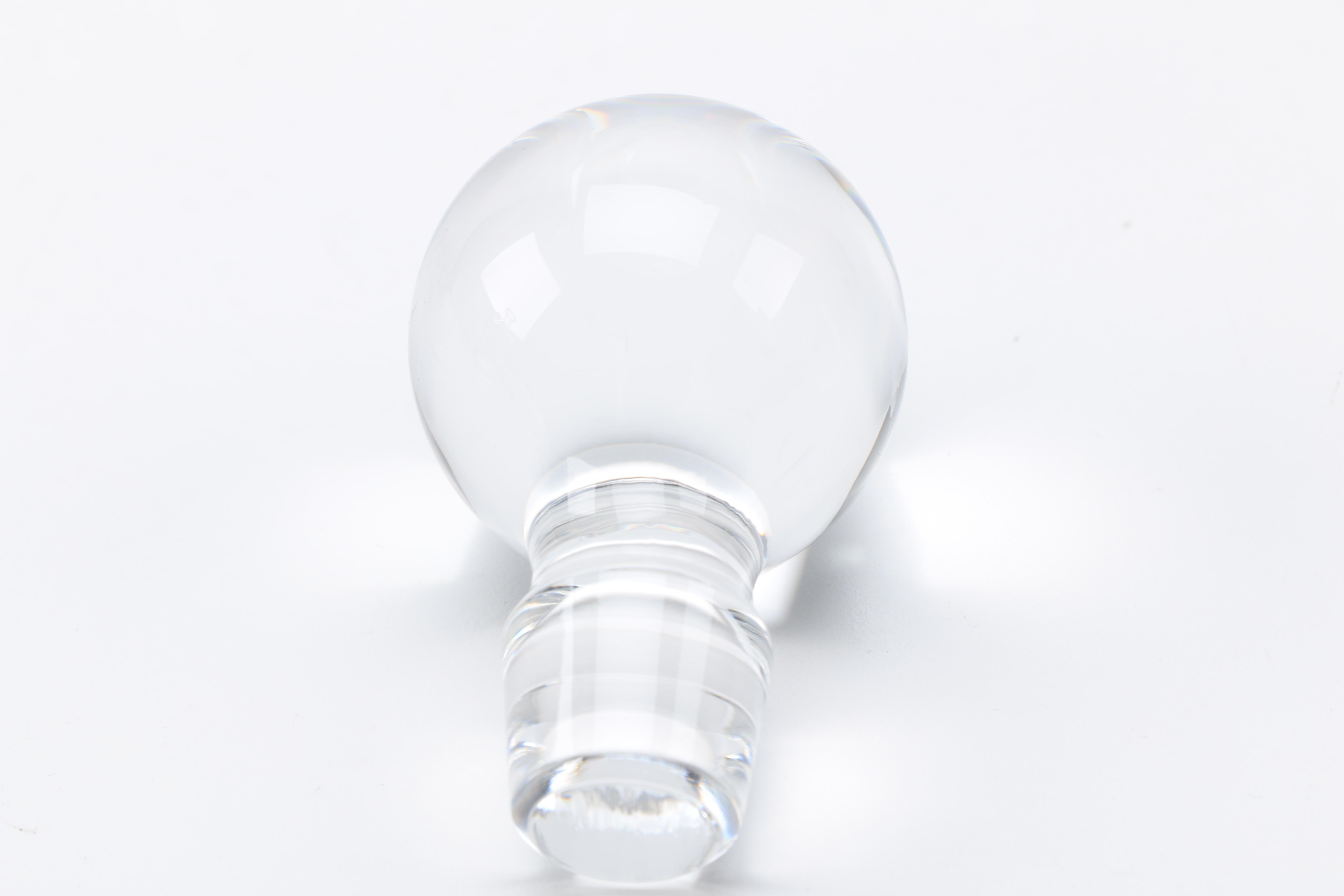 Pair of Clear Glass and Crystal Decanters Including Marquis by Waterford