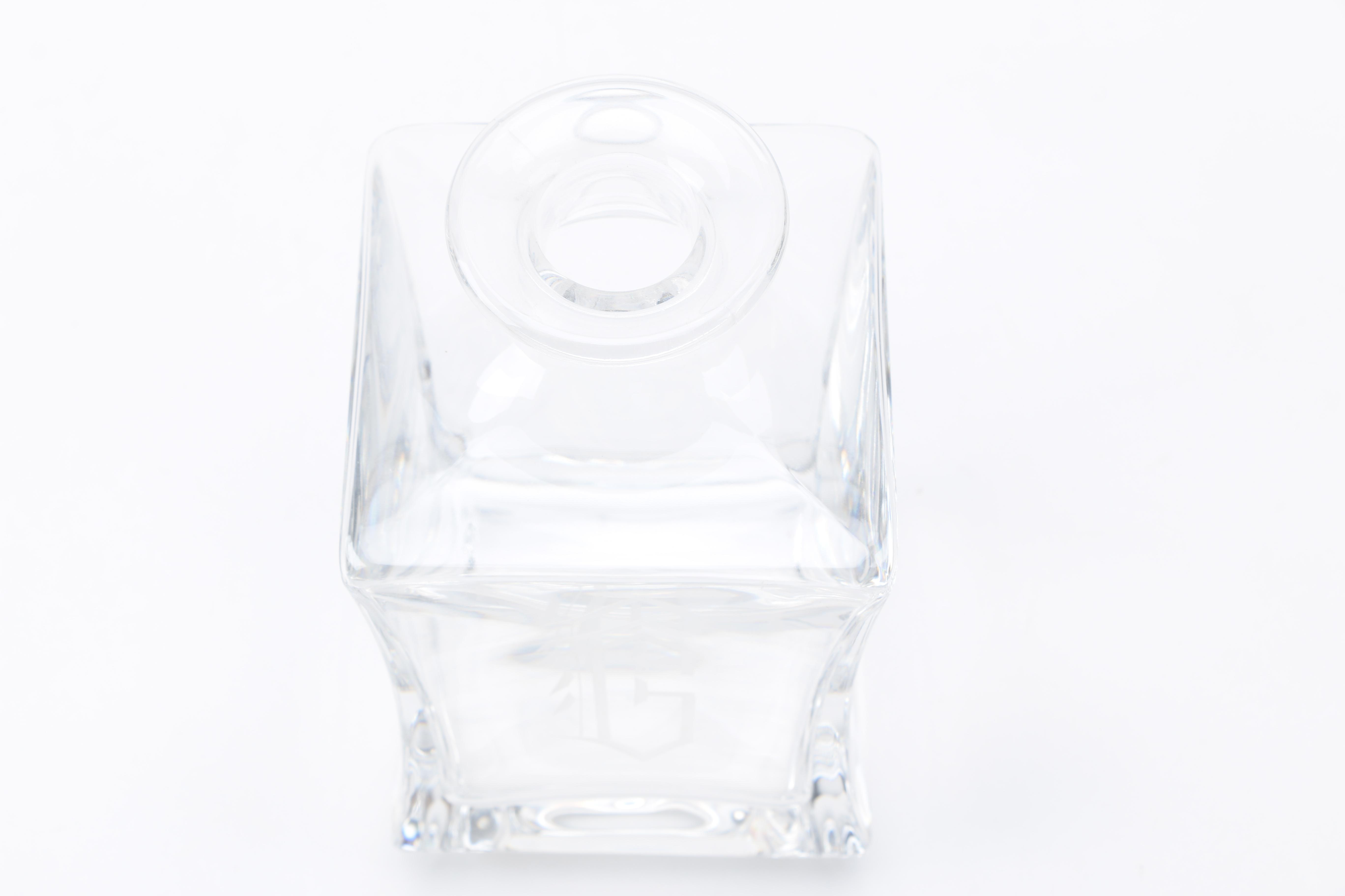 Pair of Clear Glass and Crystal Decanters Including Marquis by Waterford