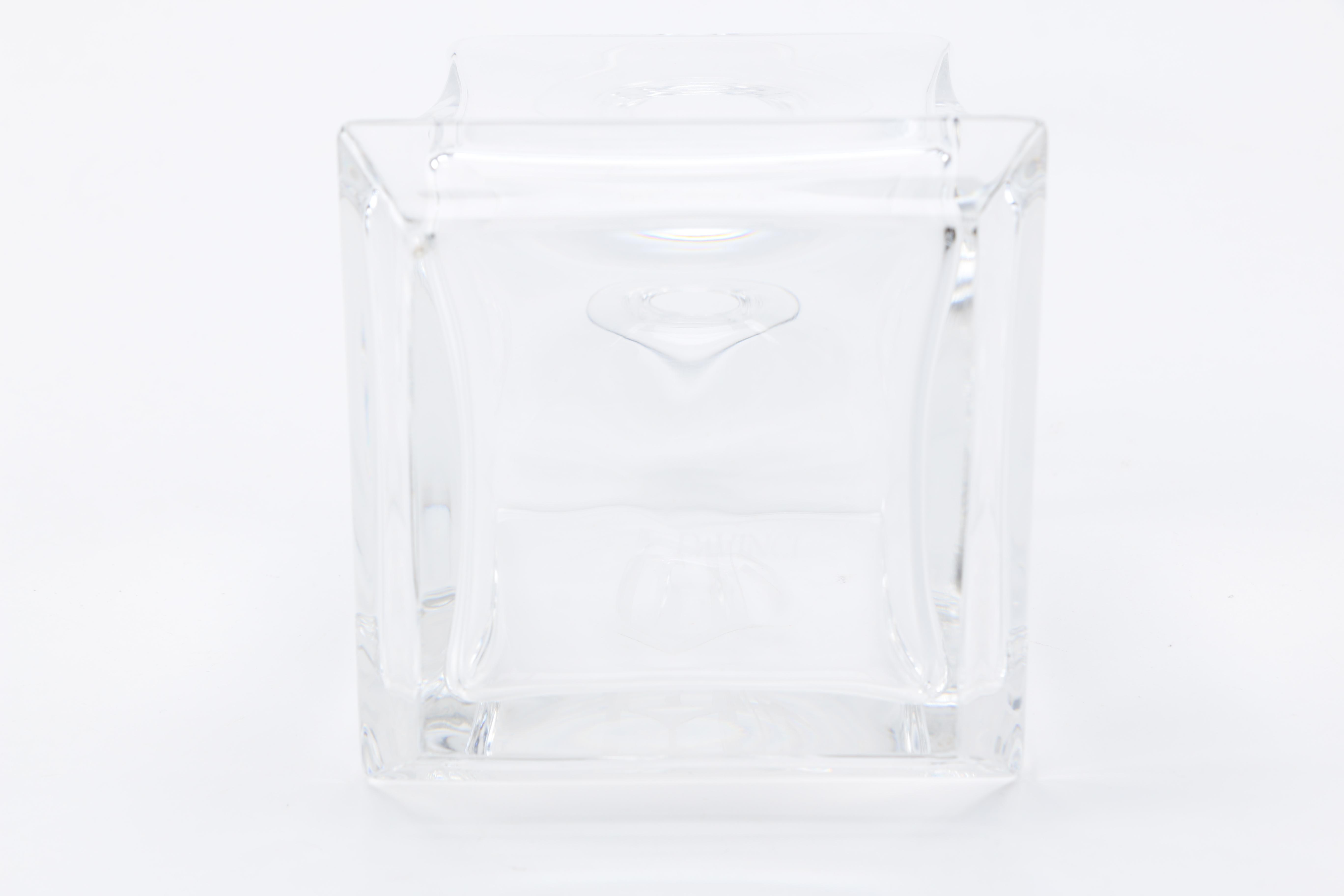 Pair of Clear Glass and Crystal Decanters Including Marquis by Waterford