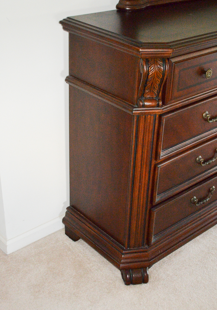 Broyhill "Corbella" Horizontal Chest of Drawers With Mirror