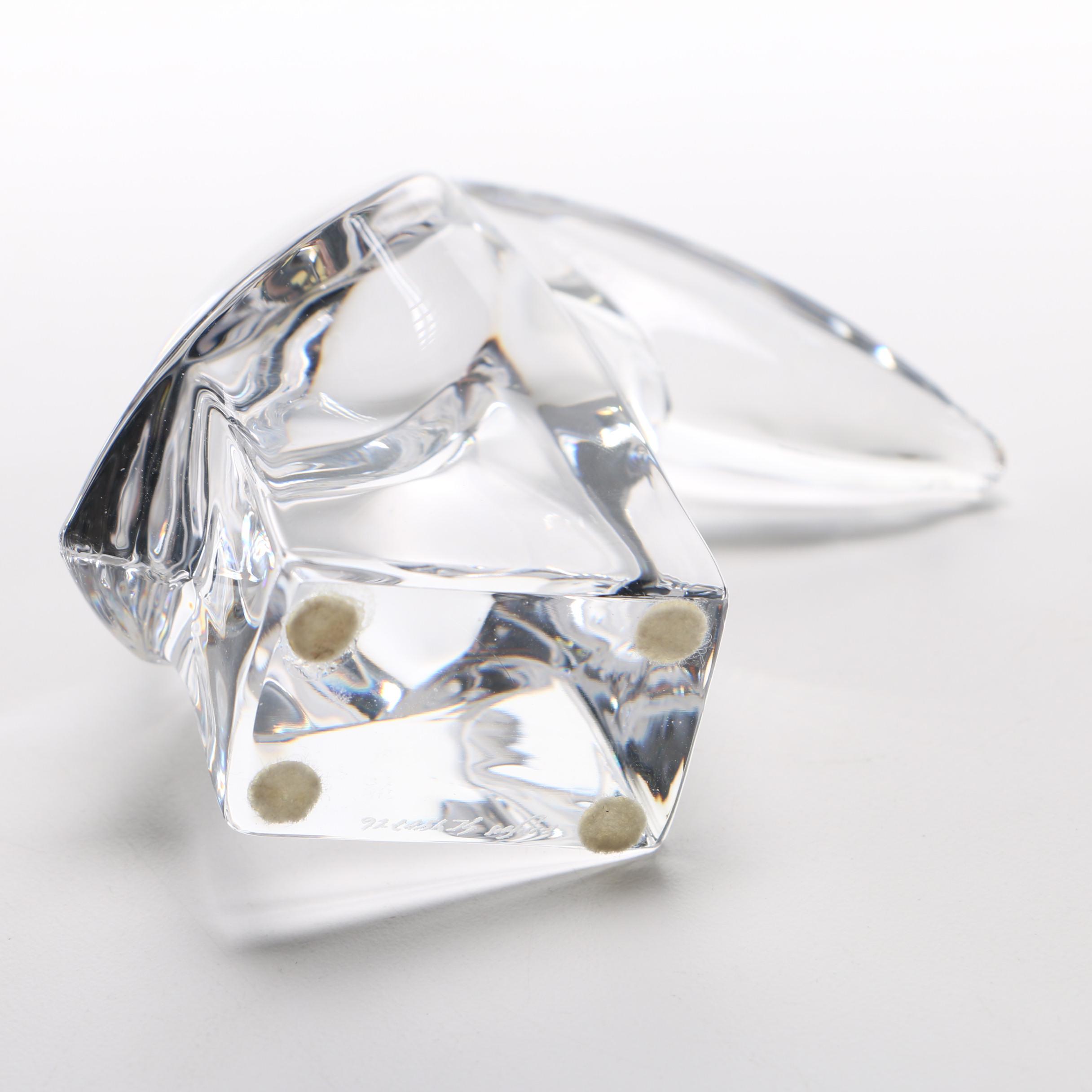 Orrefors Crystal Pelican Figurine