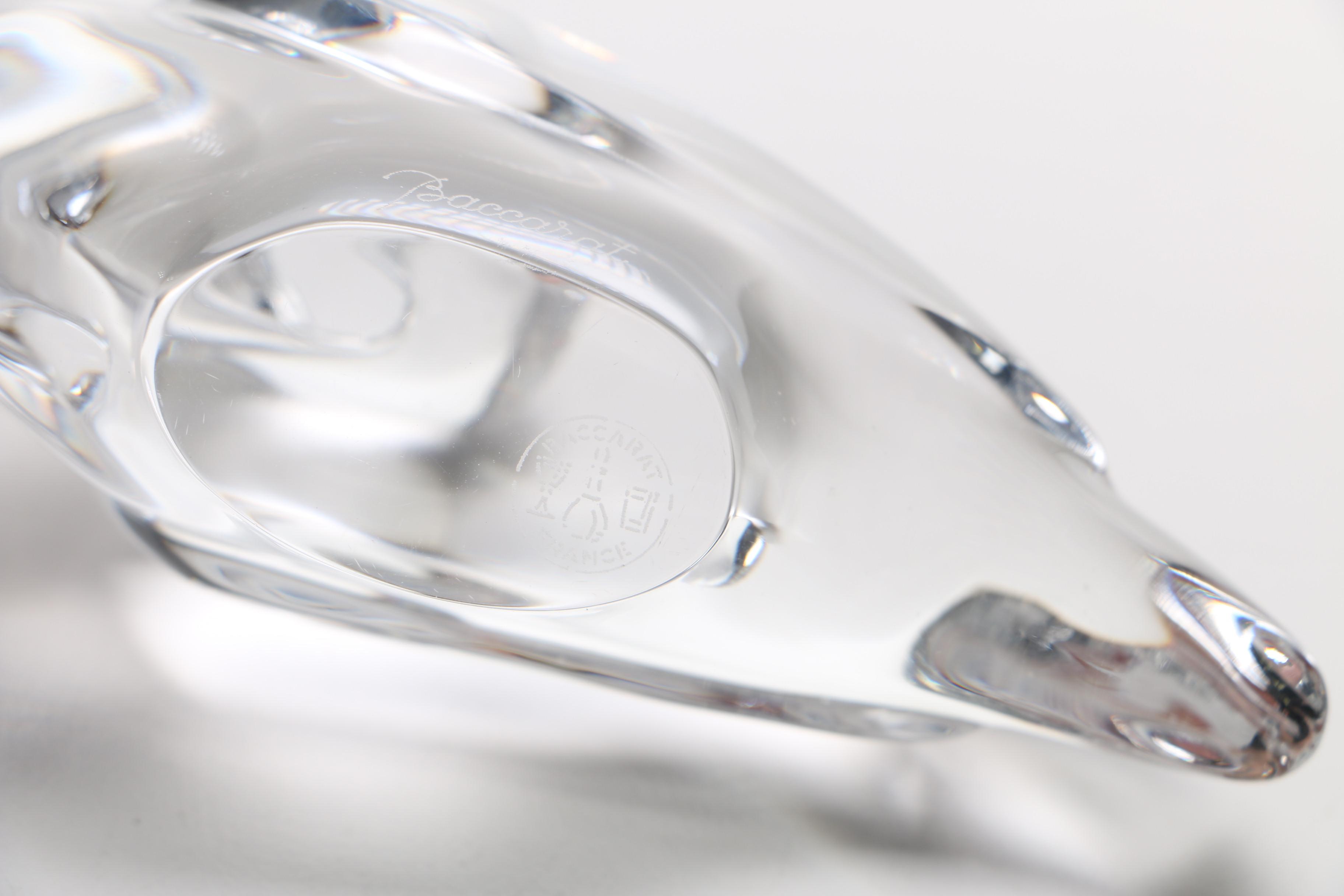 Baccarat Crystal Pelican Figurine