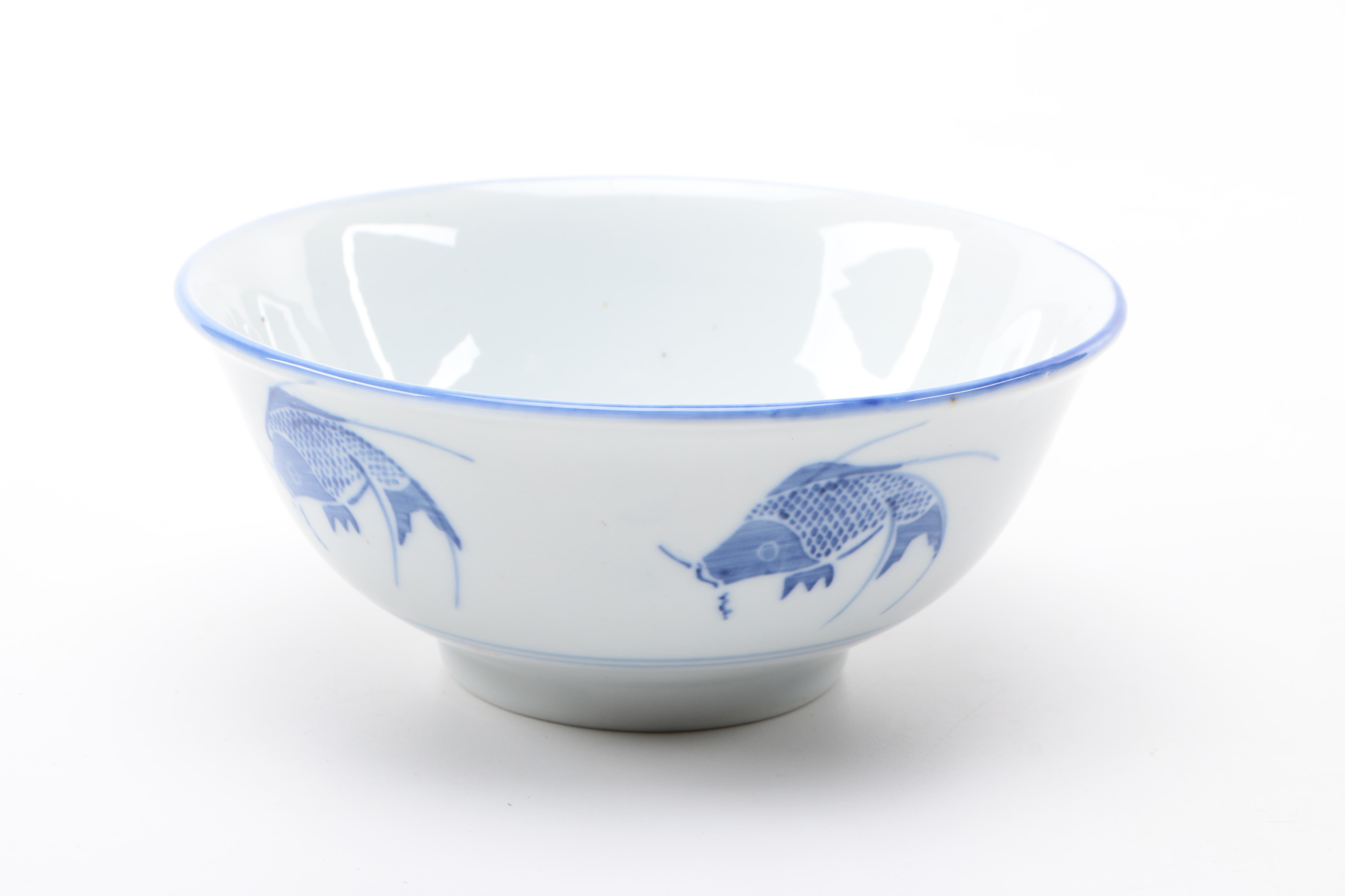 Chinese Blue and White Porcelain Tableware
