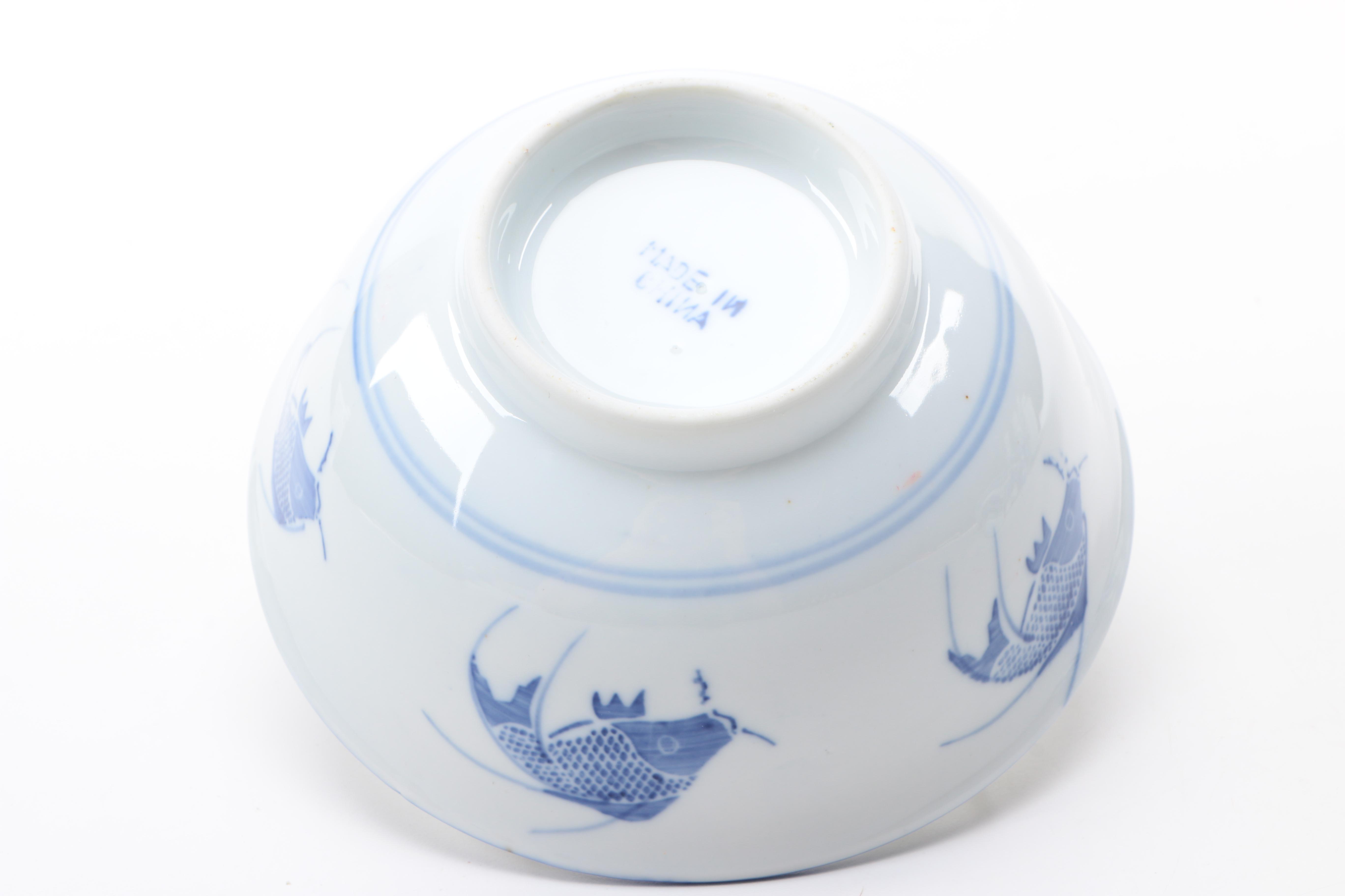 Chinese Blue and White Porcelain Tableware