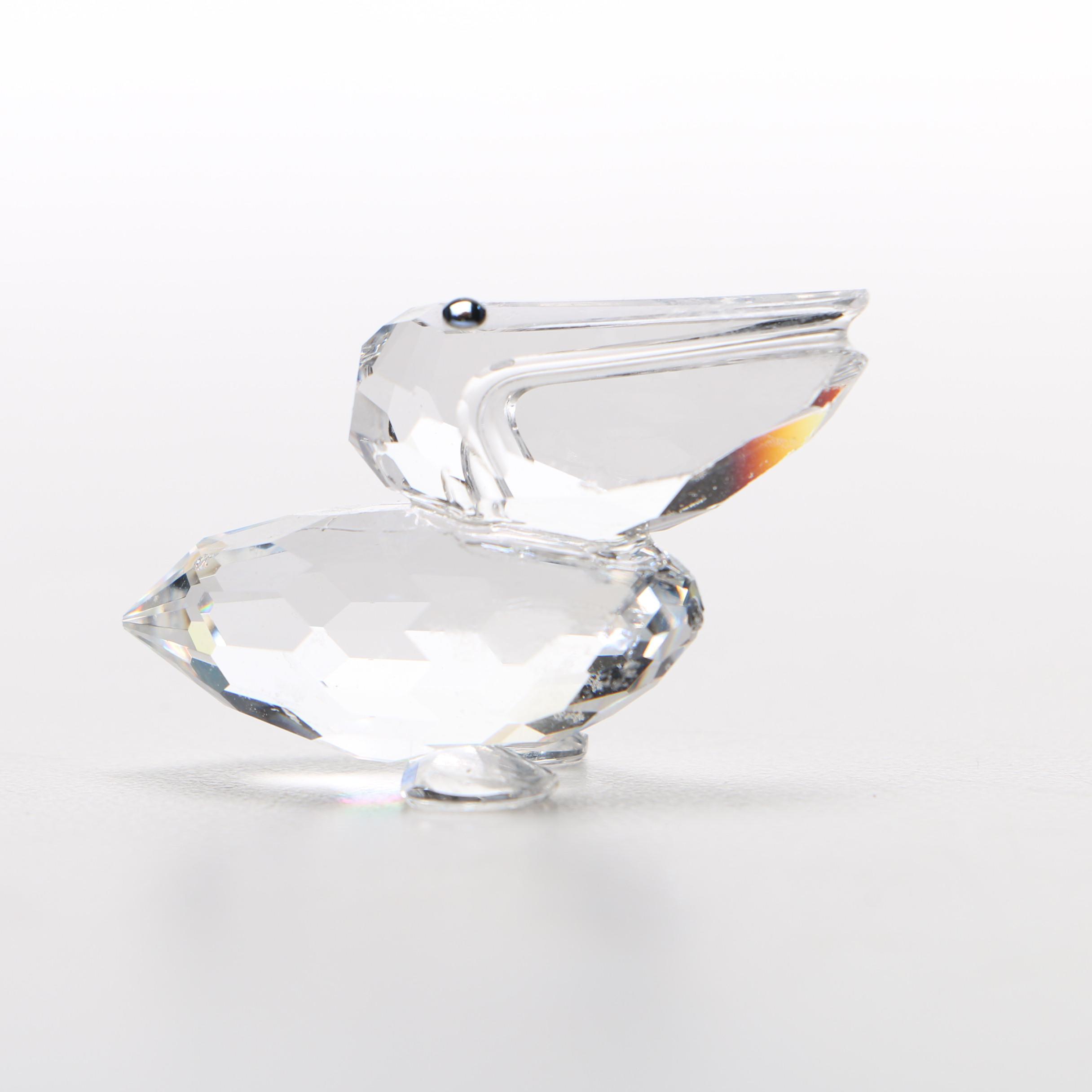 Swarovski Crystal Pelican Figurine