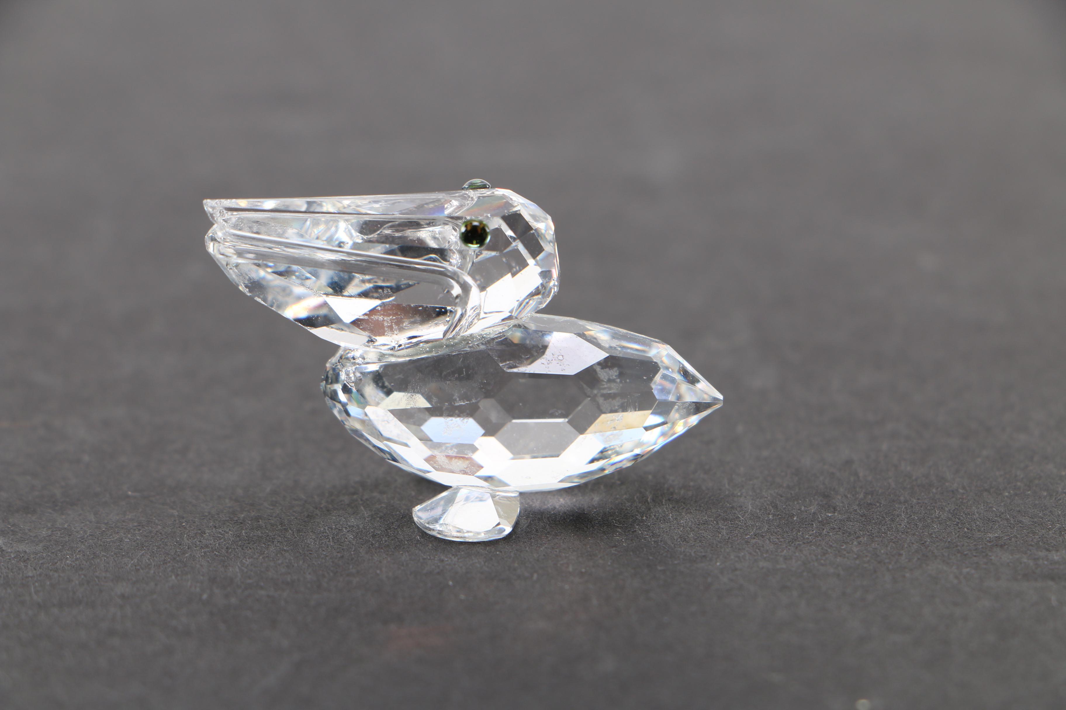 Swarovski Crystal Pelican Figurine