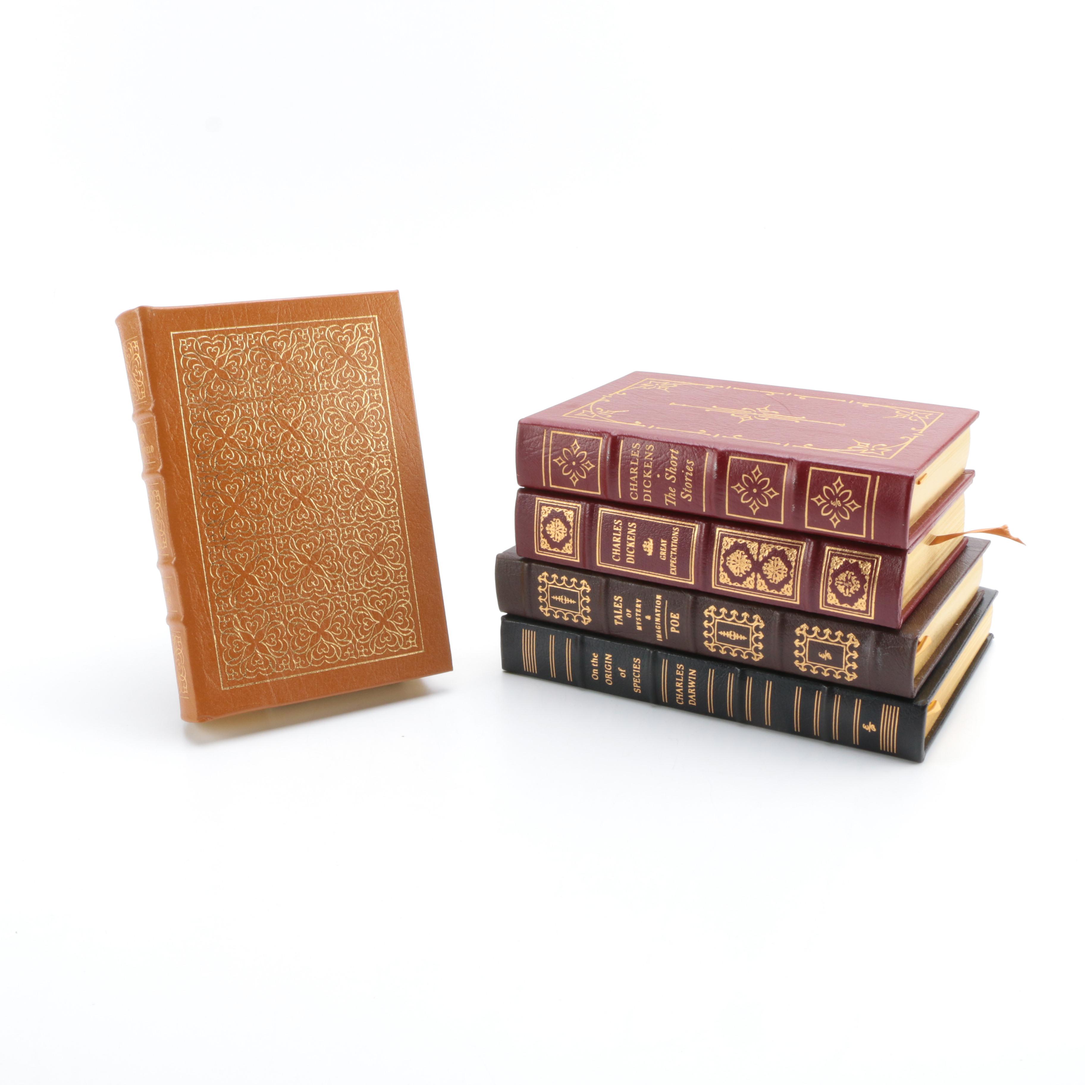 Easton Press "The 100 Greatest Books Ever Written" Collector's Edition Books Including Dickens and Darwin