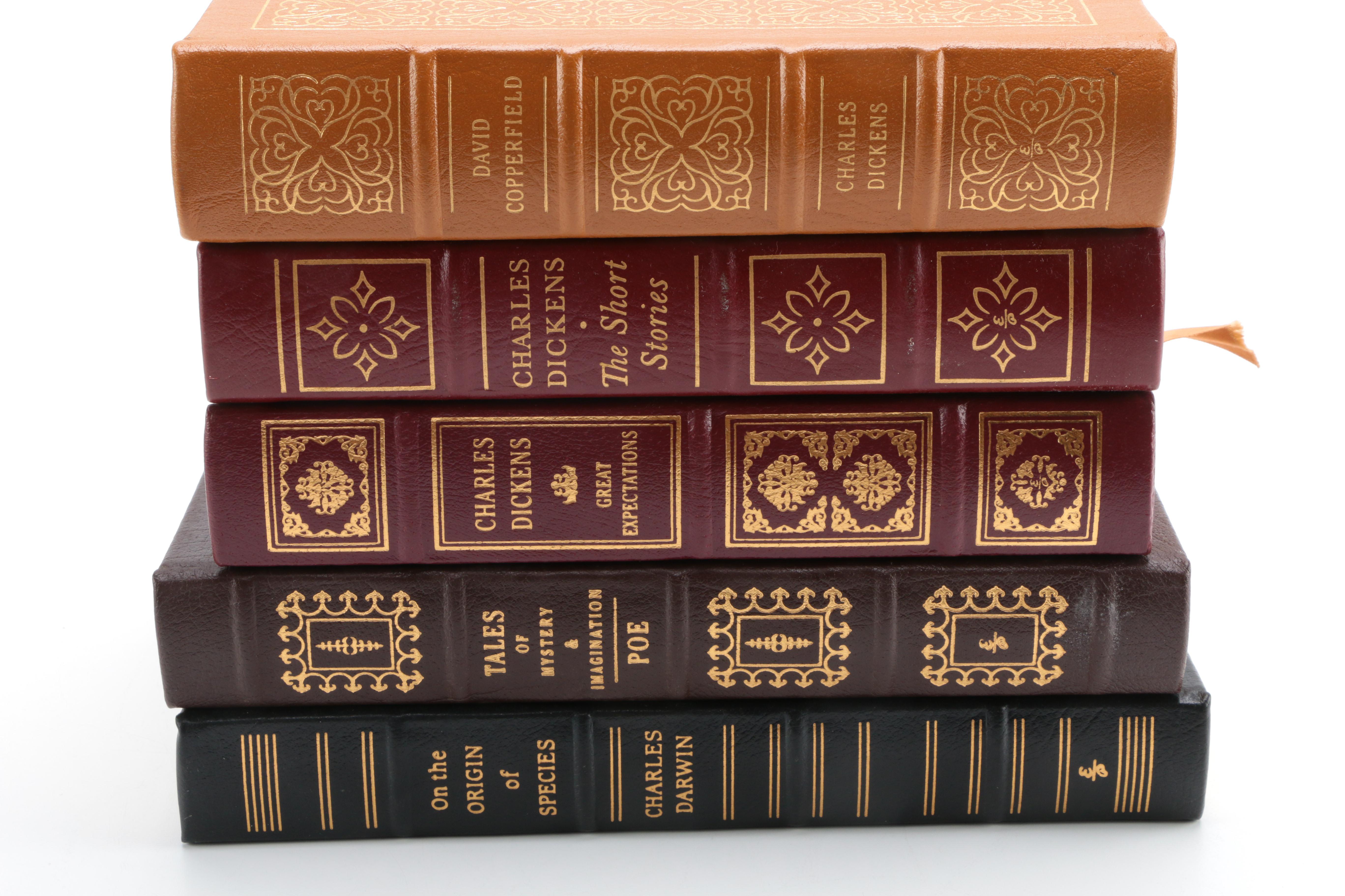 Easton Press "The 100 Greatest Books Ever Written" Collector's Edition Books Including Dickens and Darwin