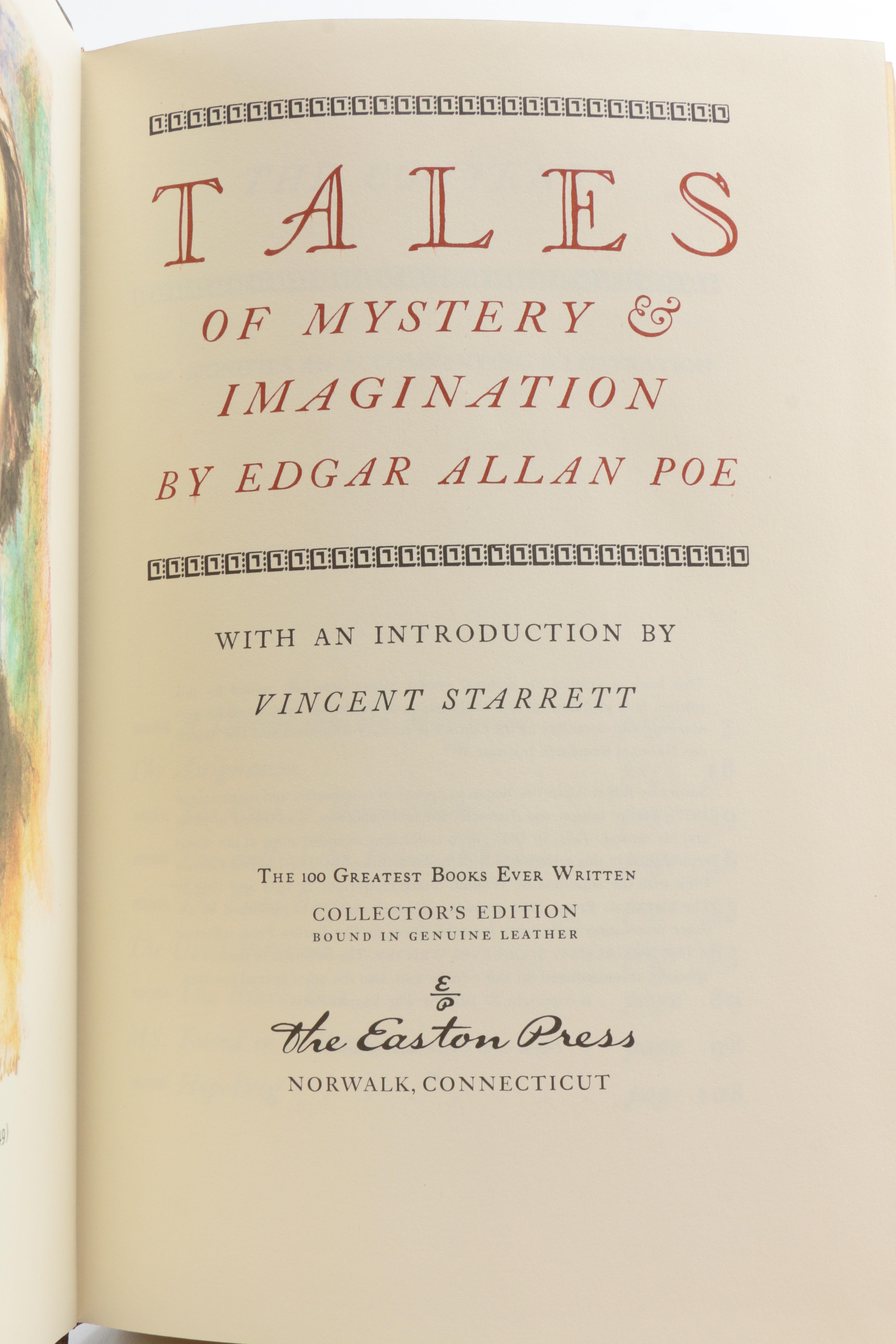 Easton Press "The 100 Greatest Books Ever Written" Collector's Edition Books Including Dickens and Darwin