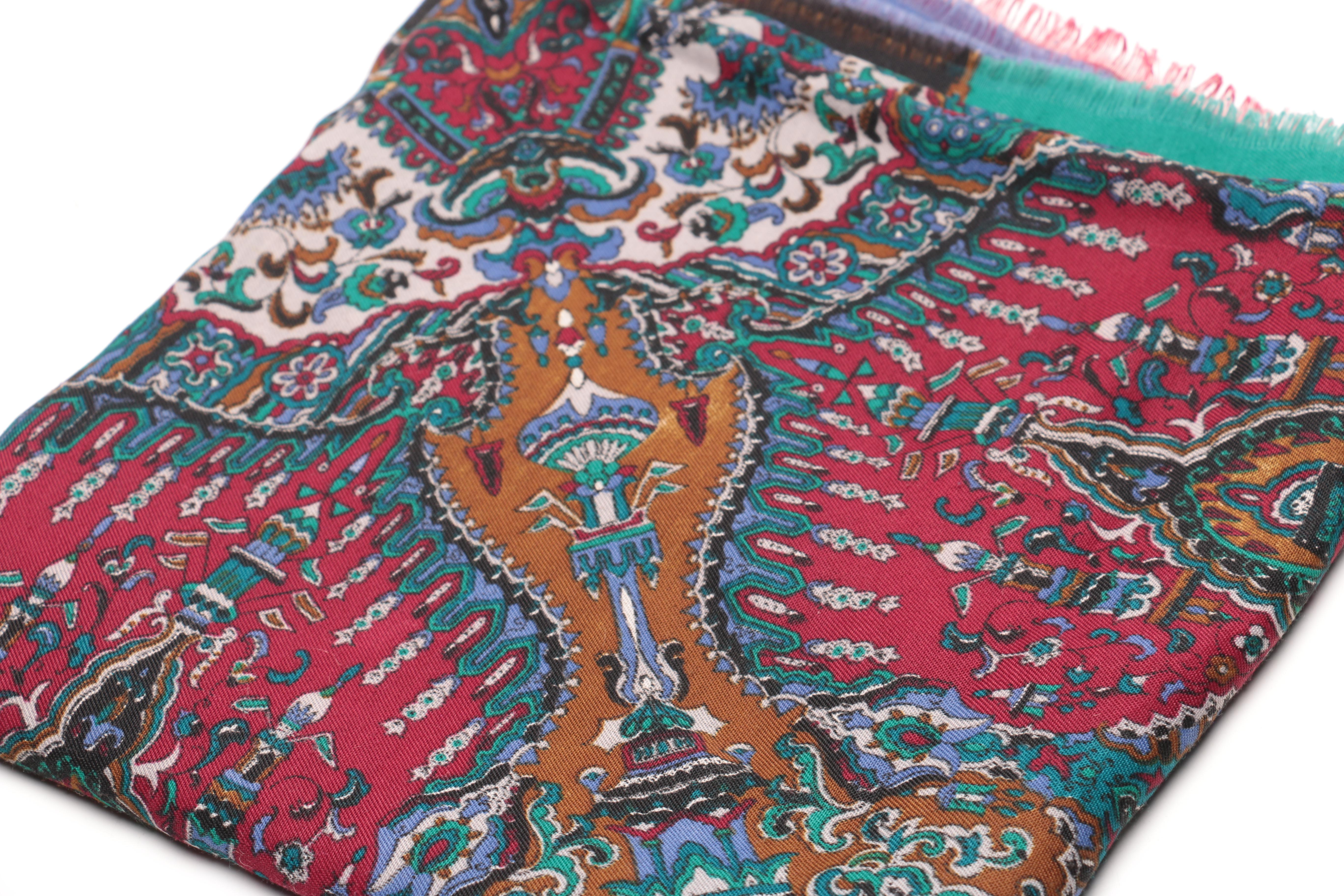 Ornately Patterned Scarves Including The Washington Opera