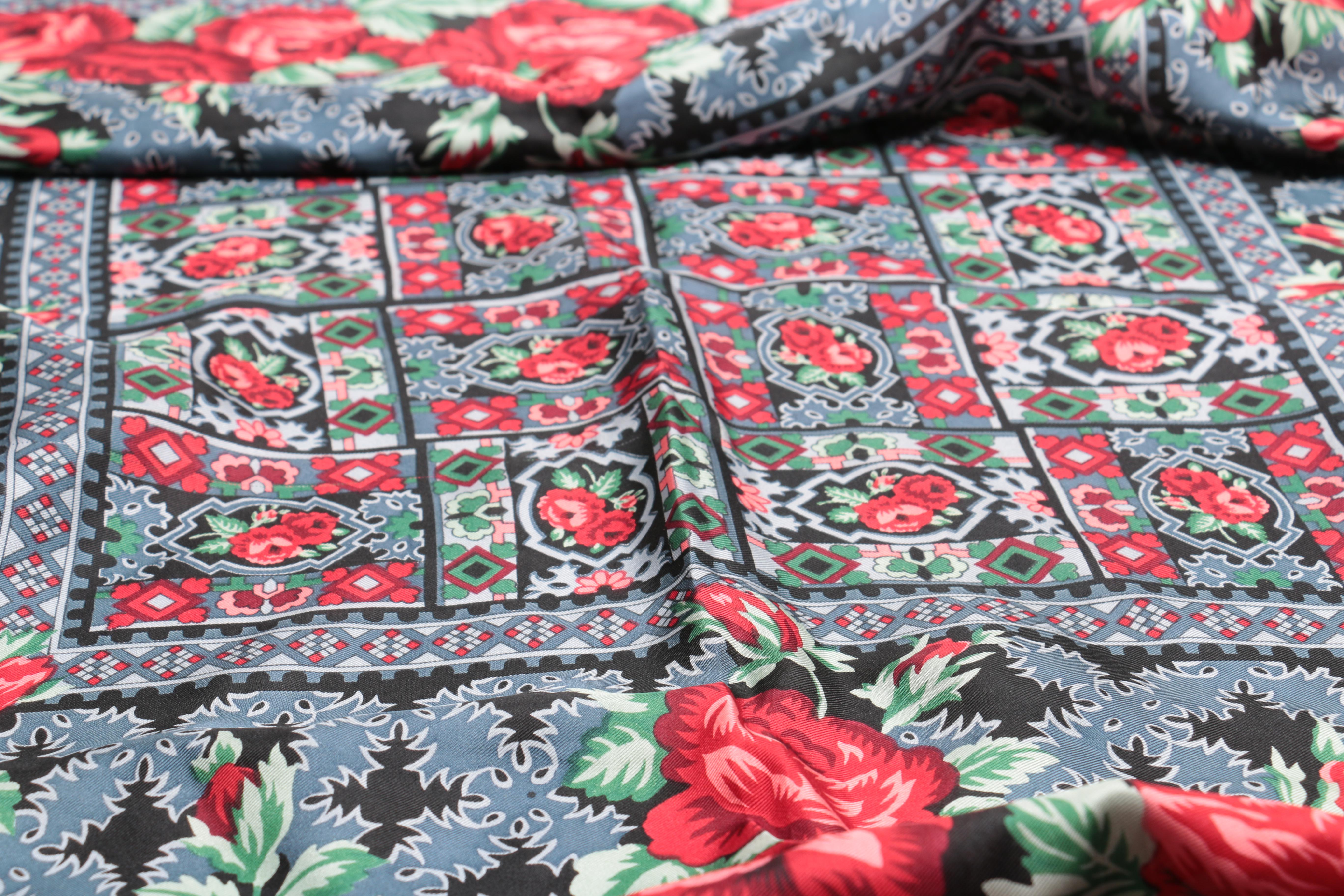 Ornately Patterned Scarves Including The Washington Opera