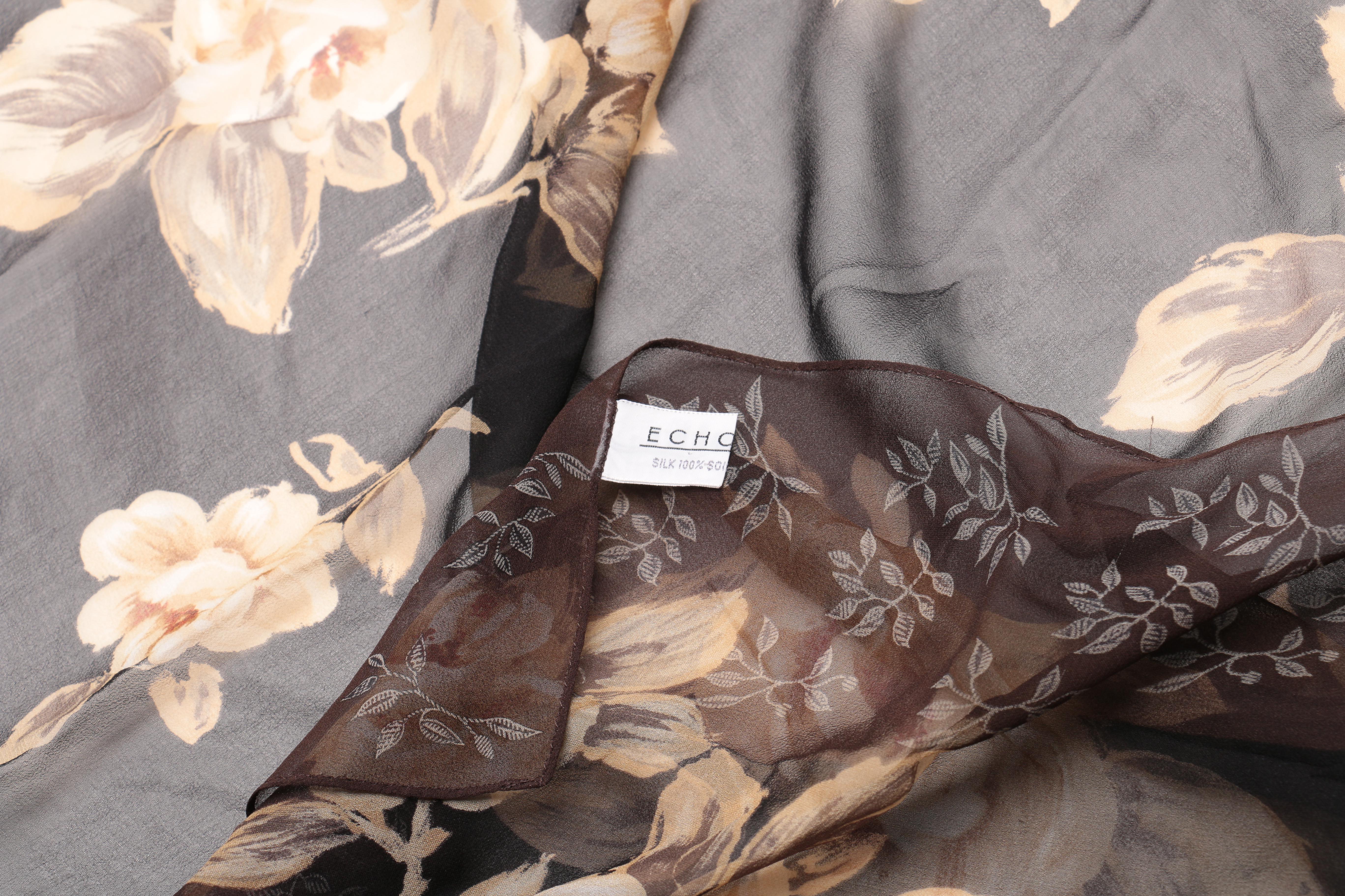 Ornately Patterned Scarves Including The Washington Opera