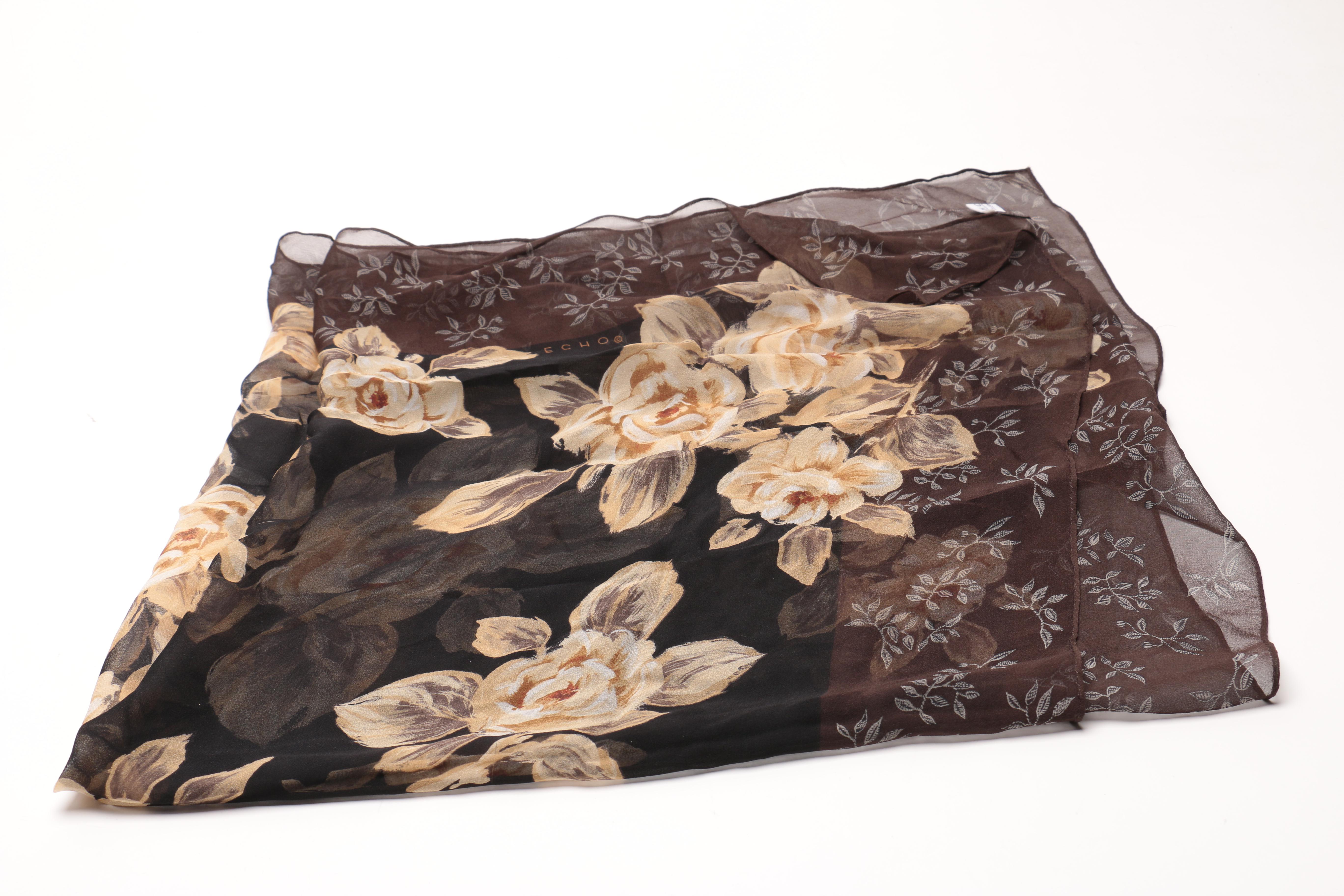 Ornately Patterned Scarves Including The Washington Opera