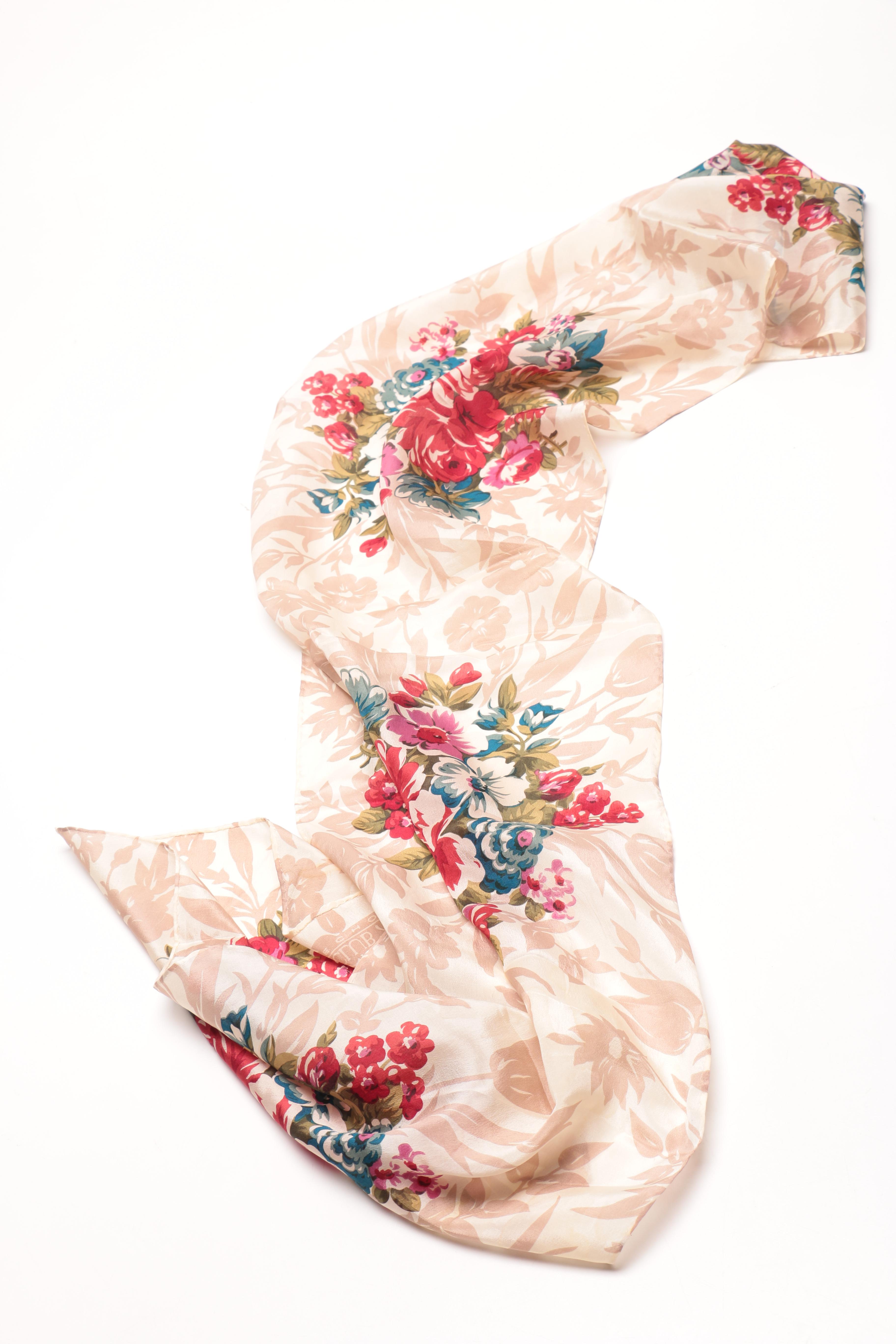 Ornately Patterned Scarves Including The Washington Opera