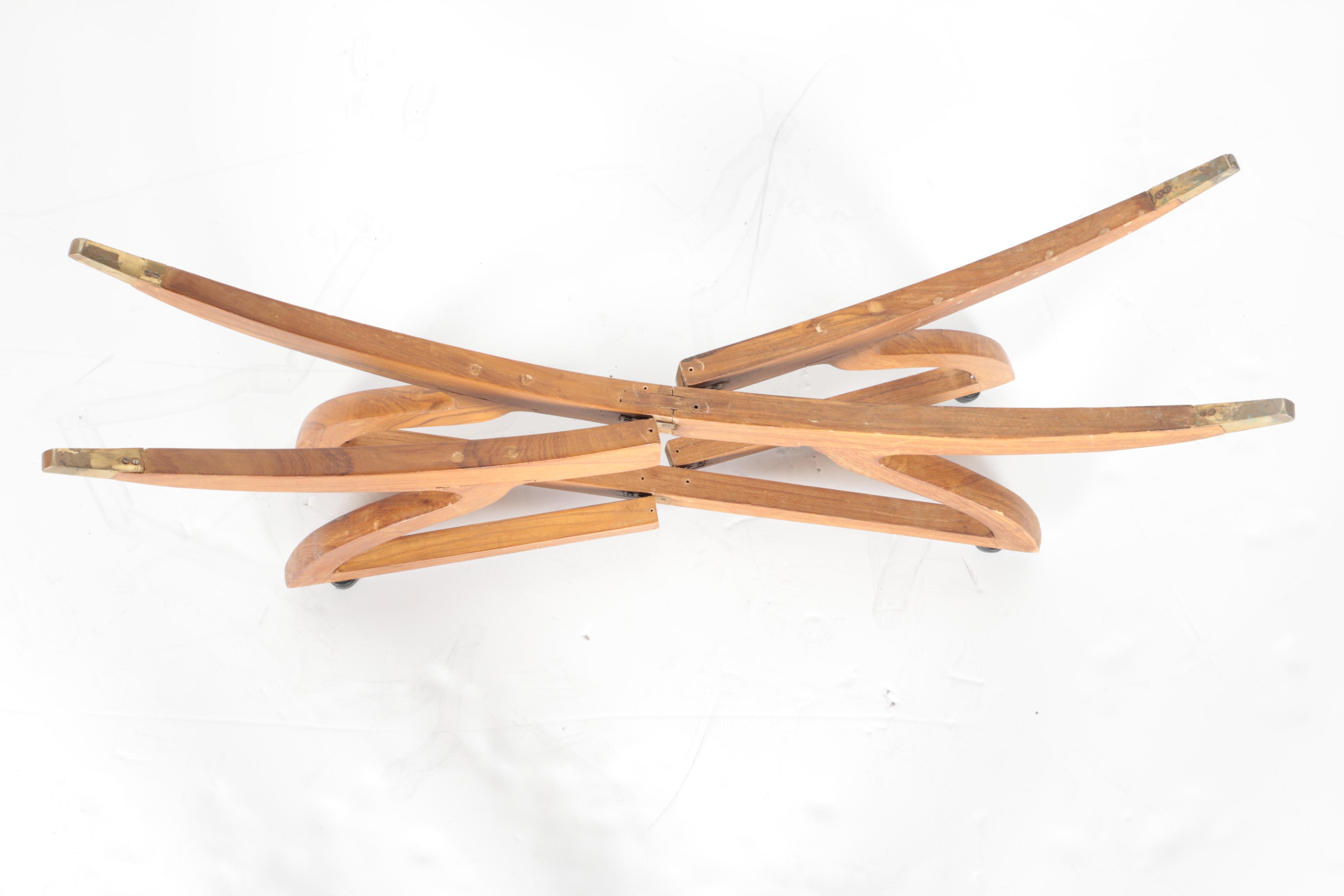 Bohemian Wood and Metal Coffee Table