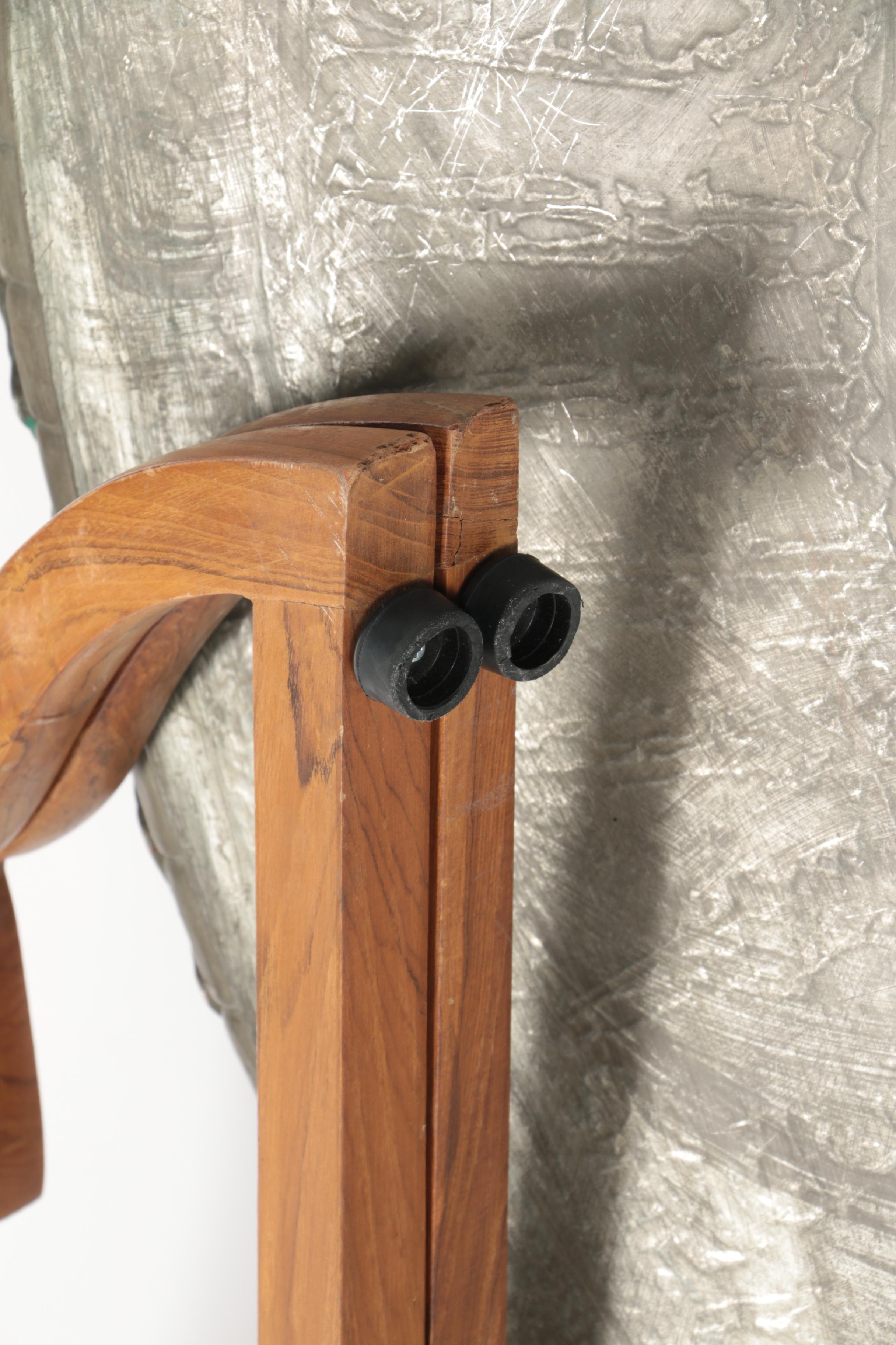 Bohemian Wood and Metal Coffee Table