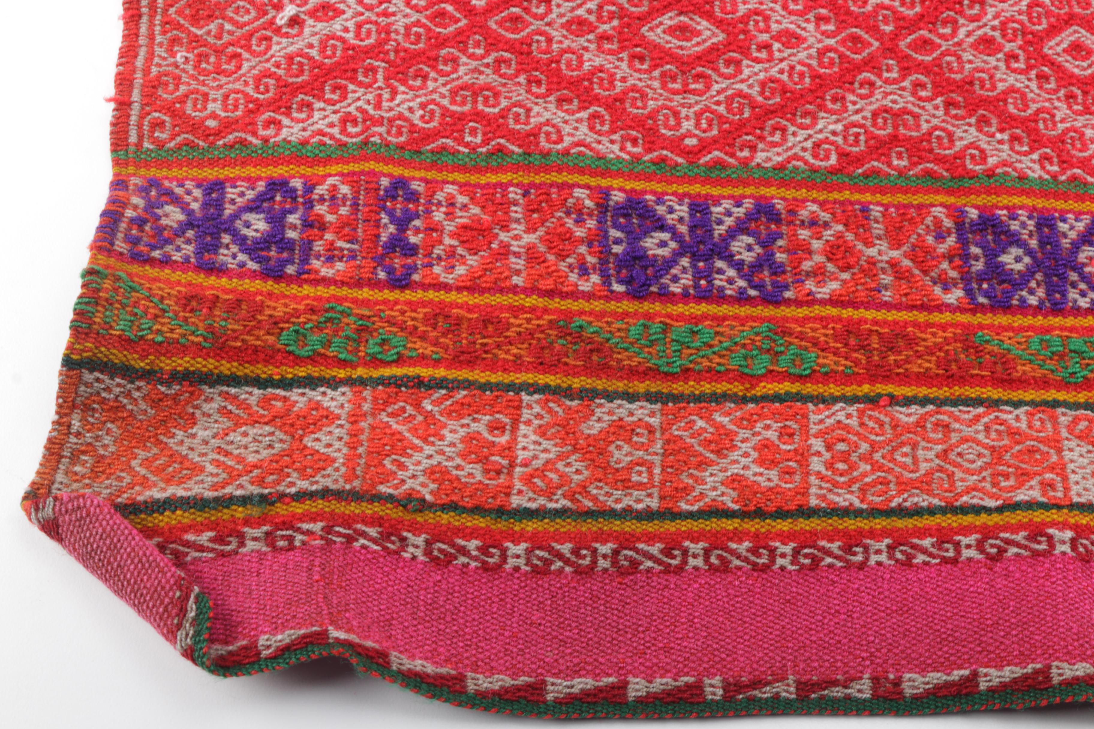 Handwoven Andean Manta Shawl