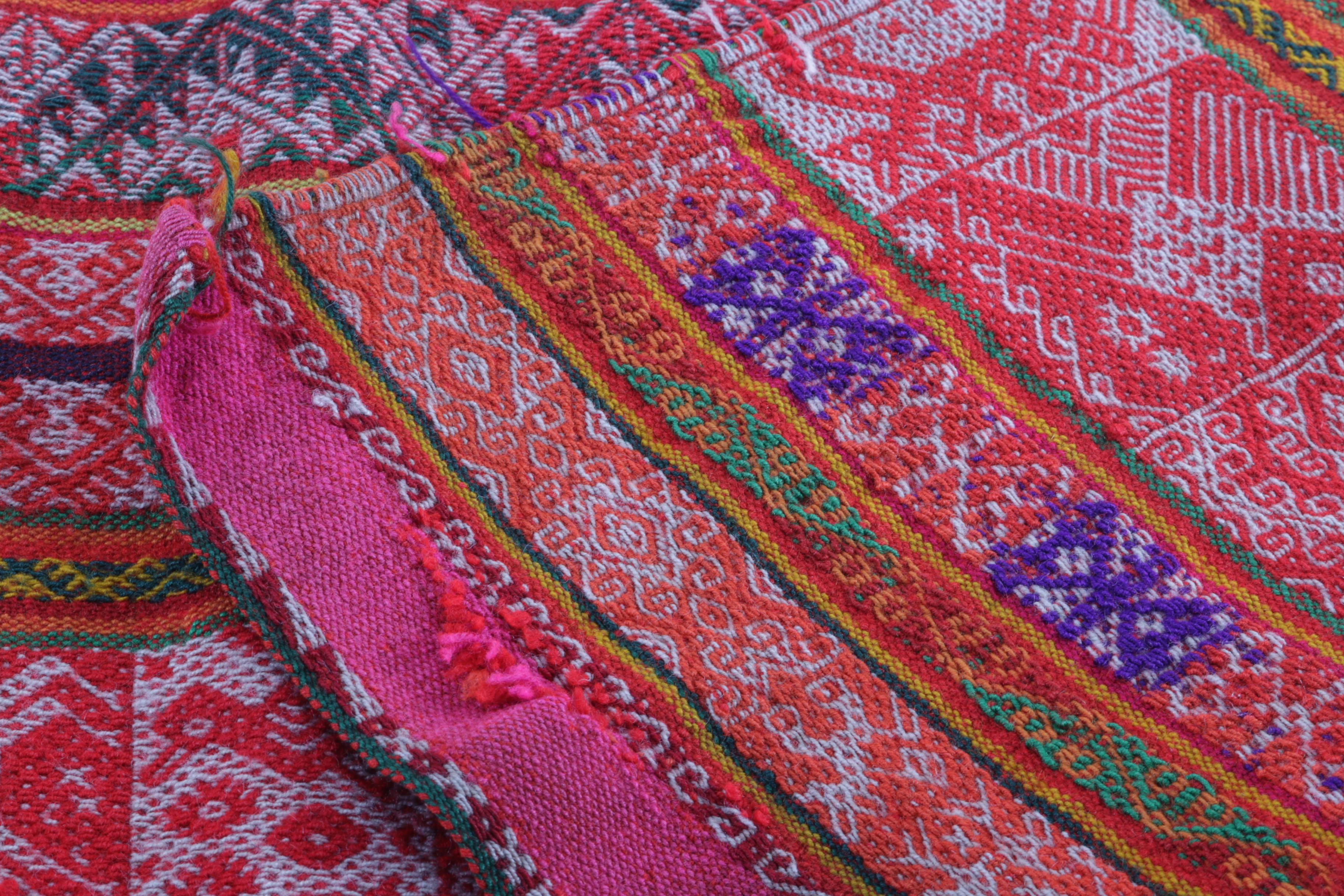 Handwoven Andean Manta Shawl