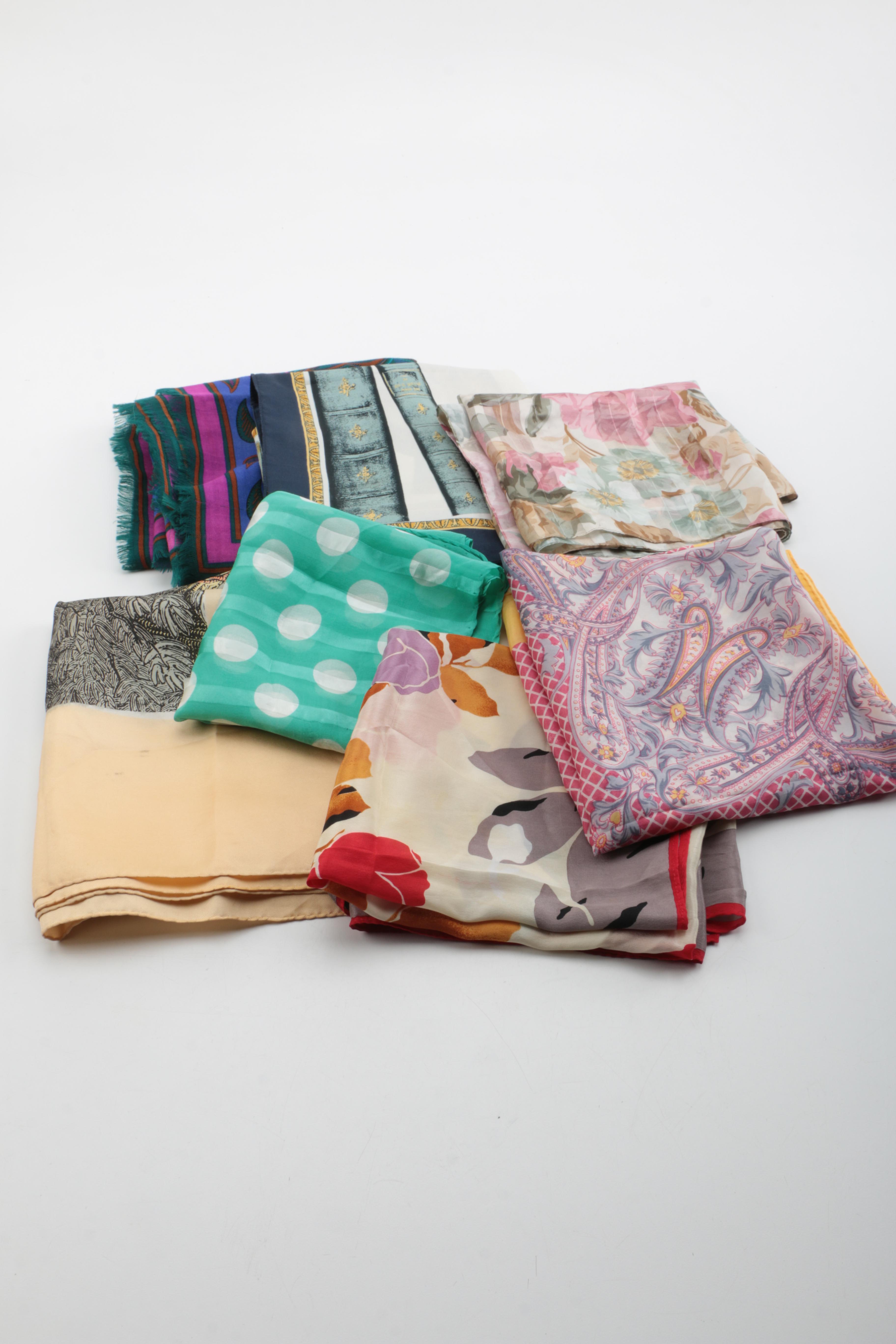 Fashion Scarves Including Oscar de La Renta