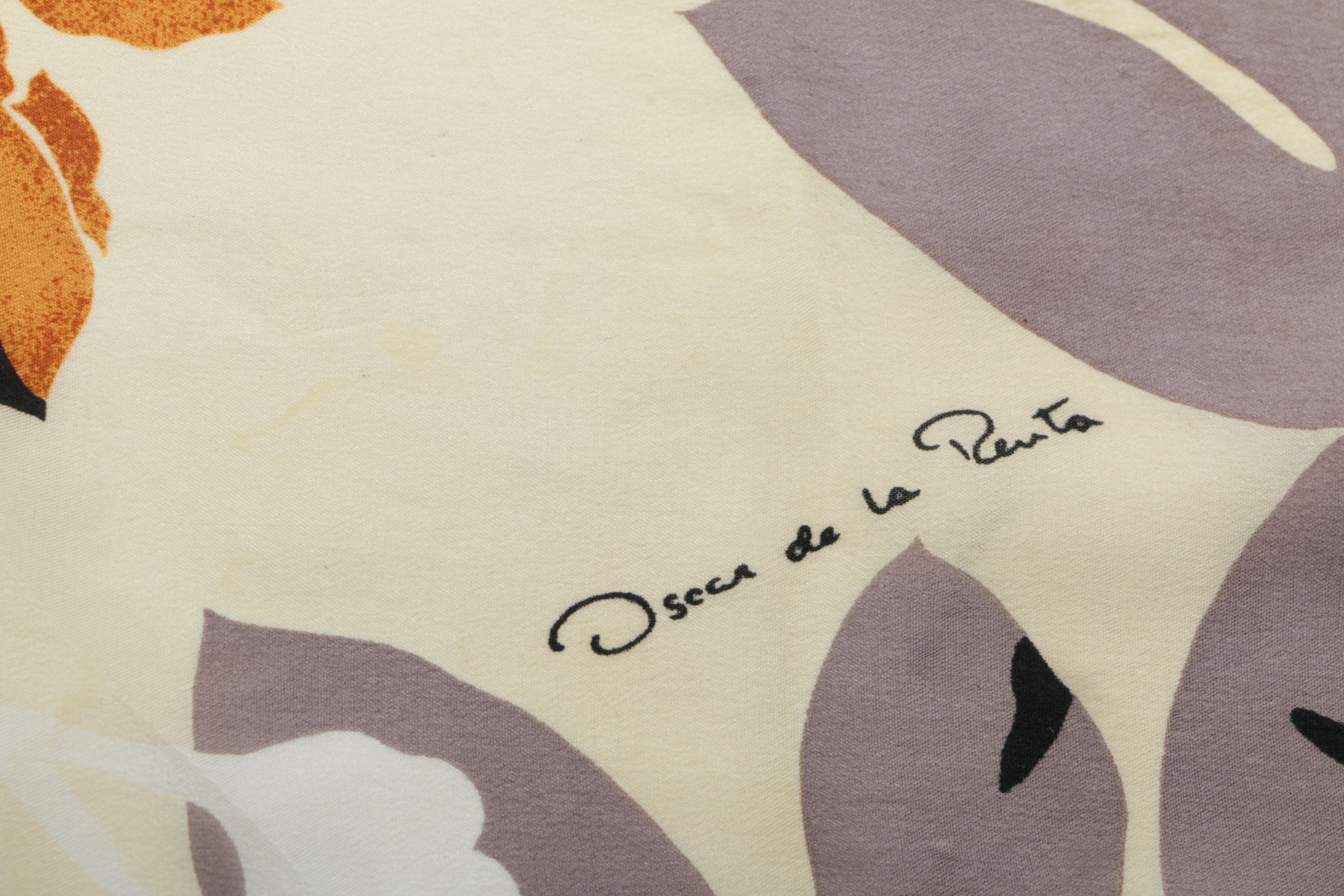 Fashion Scarves Including Oscar de La Renta