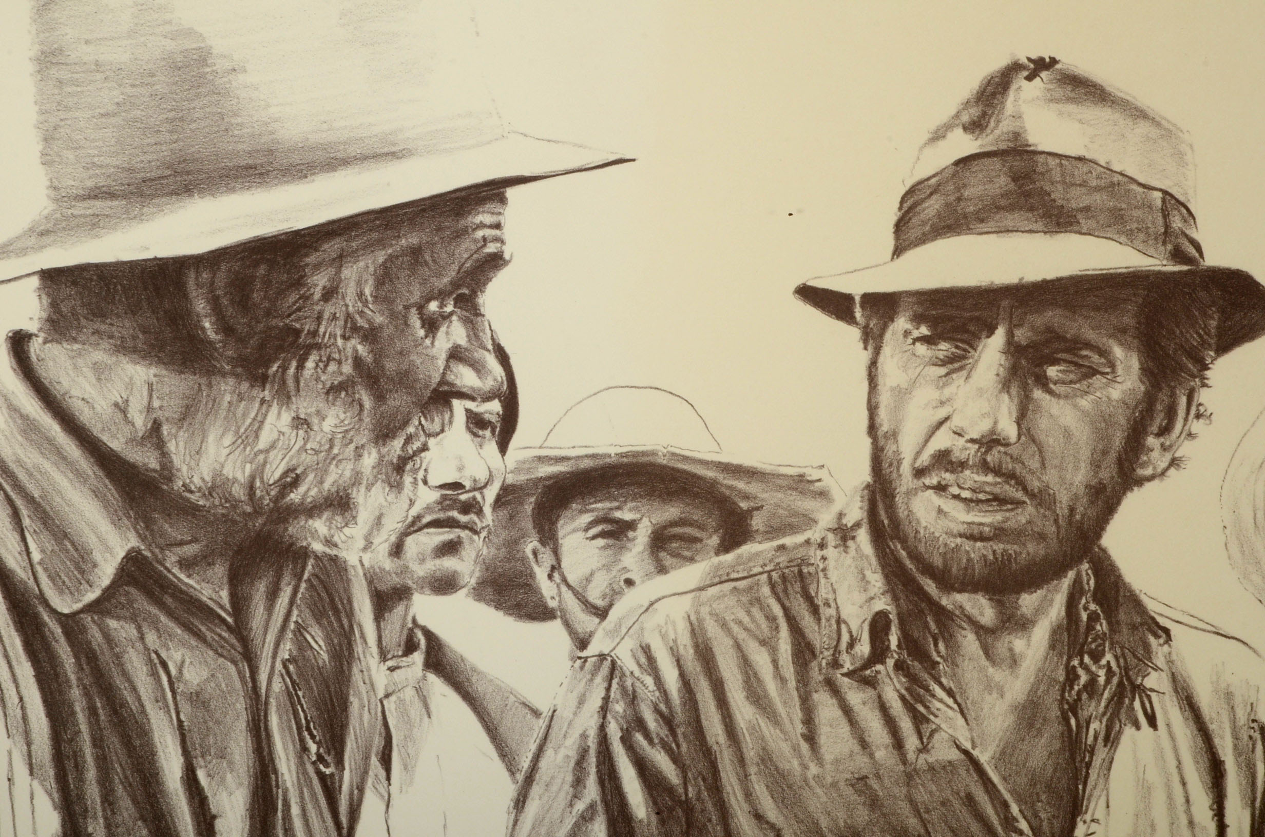 Lanse Signed Artist's Proof Lithograph of a Scene from "The Legend of the Sierra Madre"