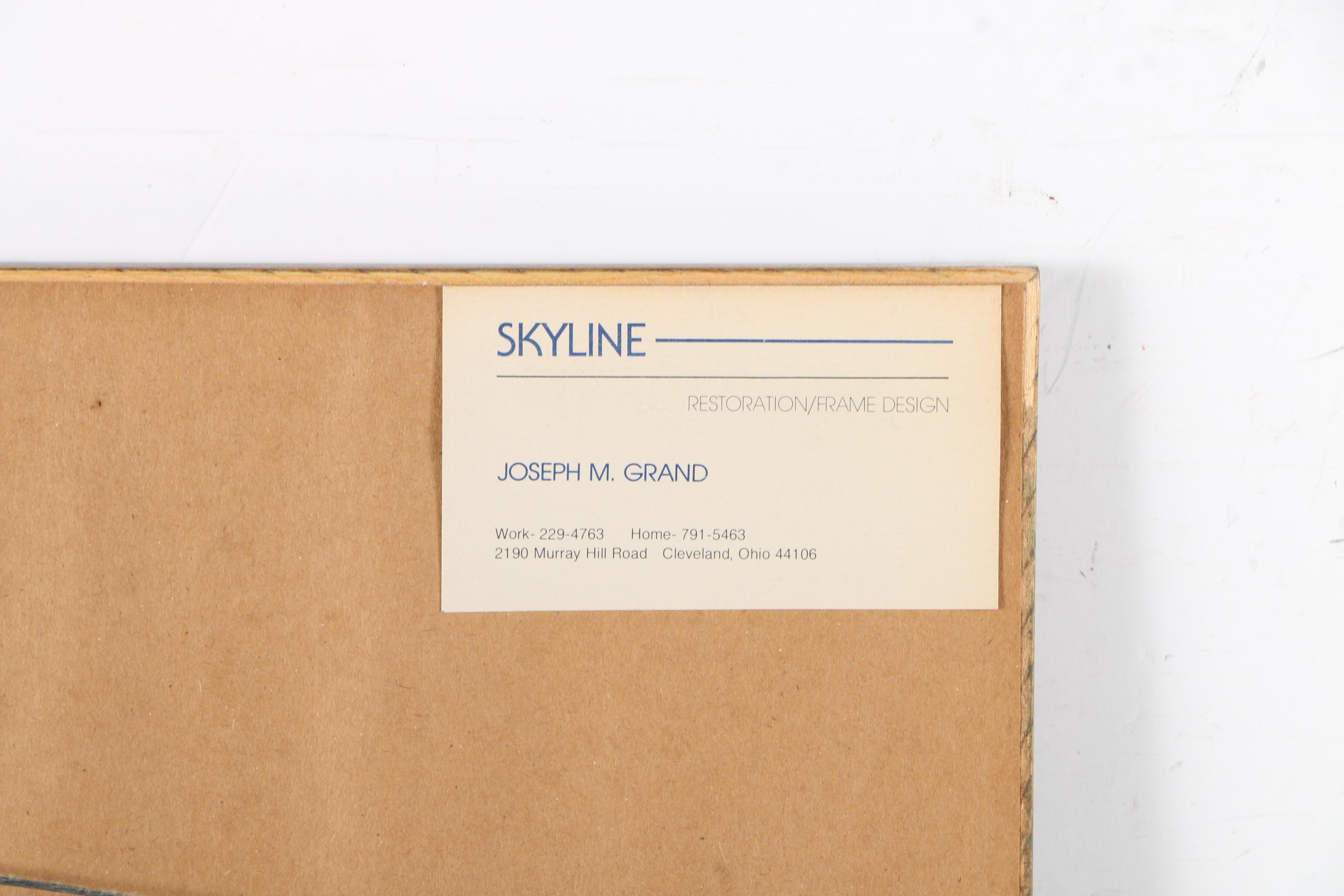 Brenda Fuchs Watercolor on Paper "Violets"