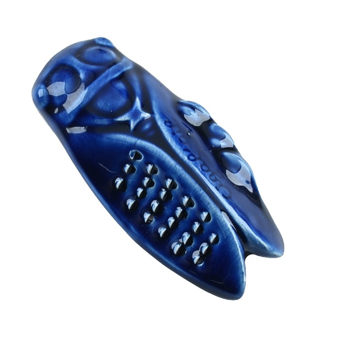 Blue Ceramic Cicada Garlic Mincer