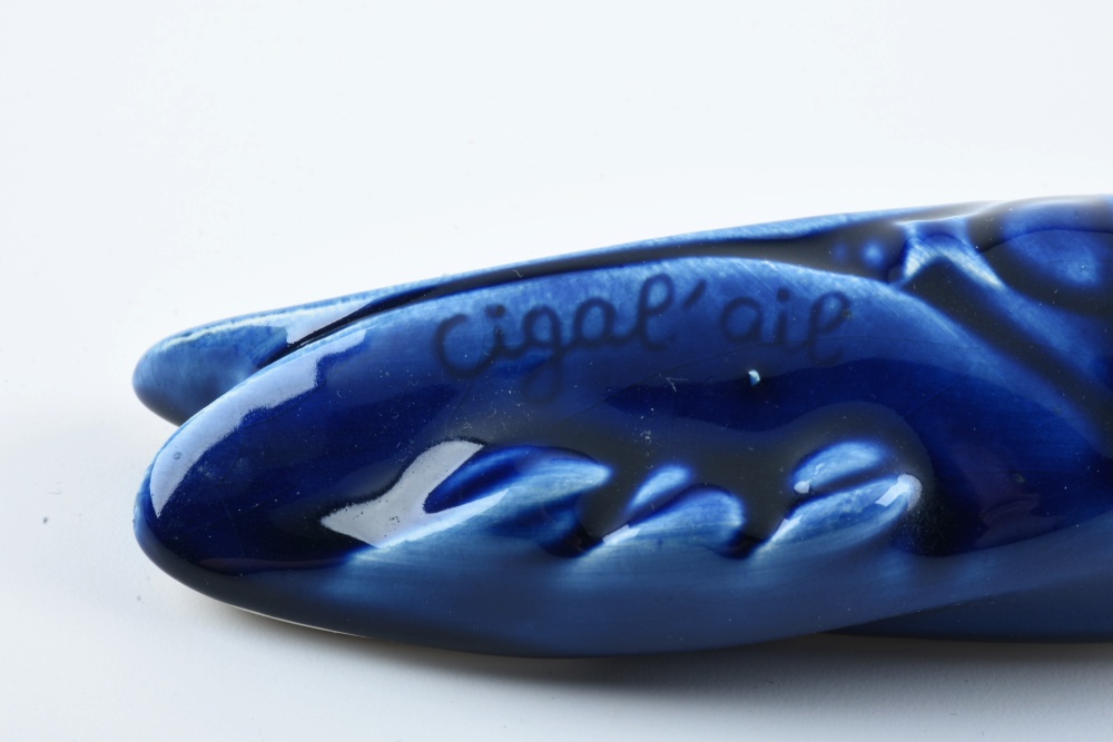 Blue Ceramic Cicada Garlic Mincer