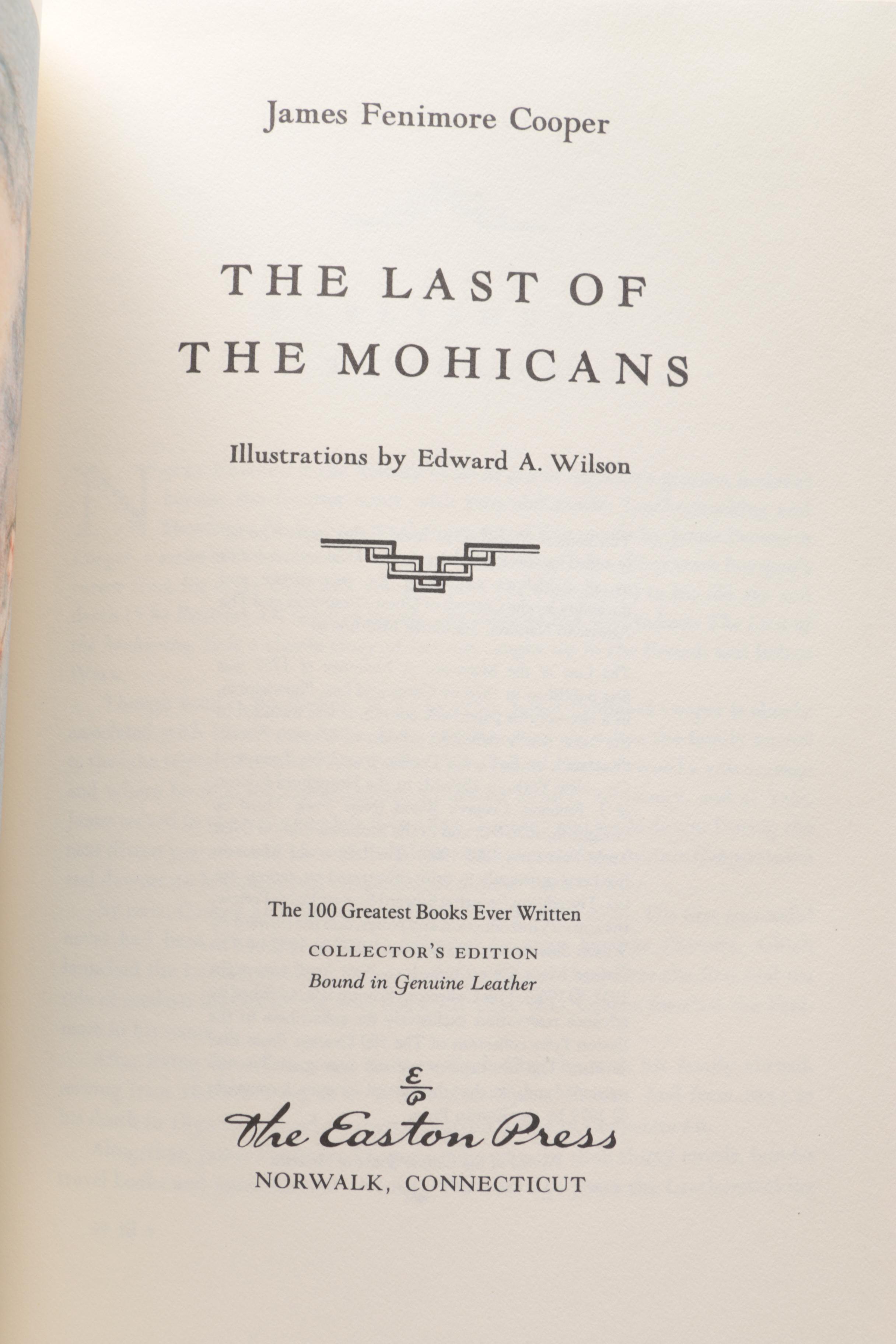 Easton Press "The 100 Greatest Books Ever Written" Collector's Edition Books Including "Analects" of Confucius