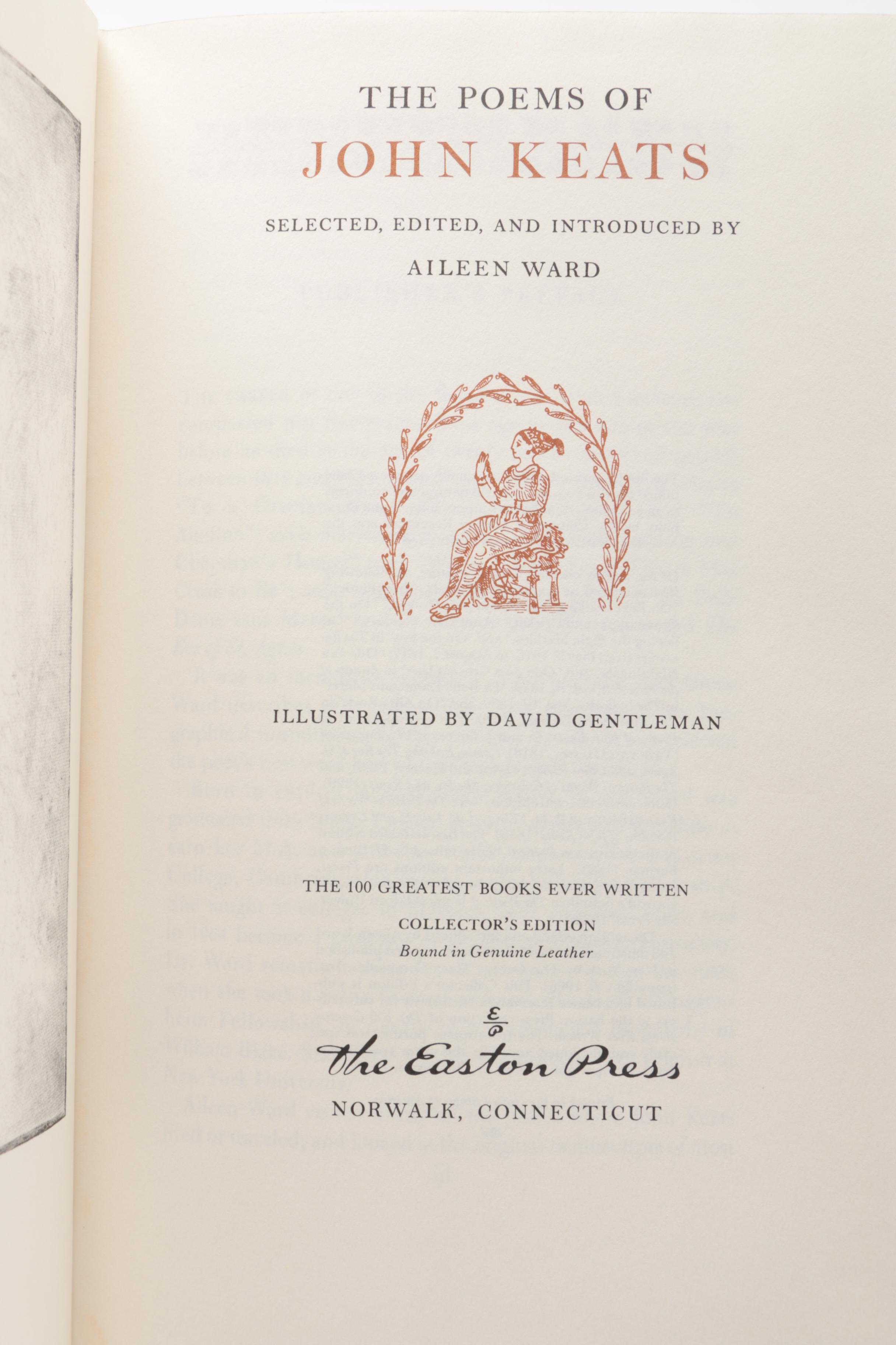 Easton Press "The 100 Greatest Books Ever Written" Collector's Edition Books Including "Analects" of Confucius