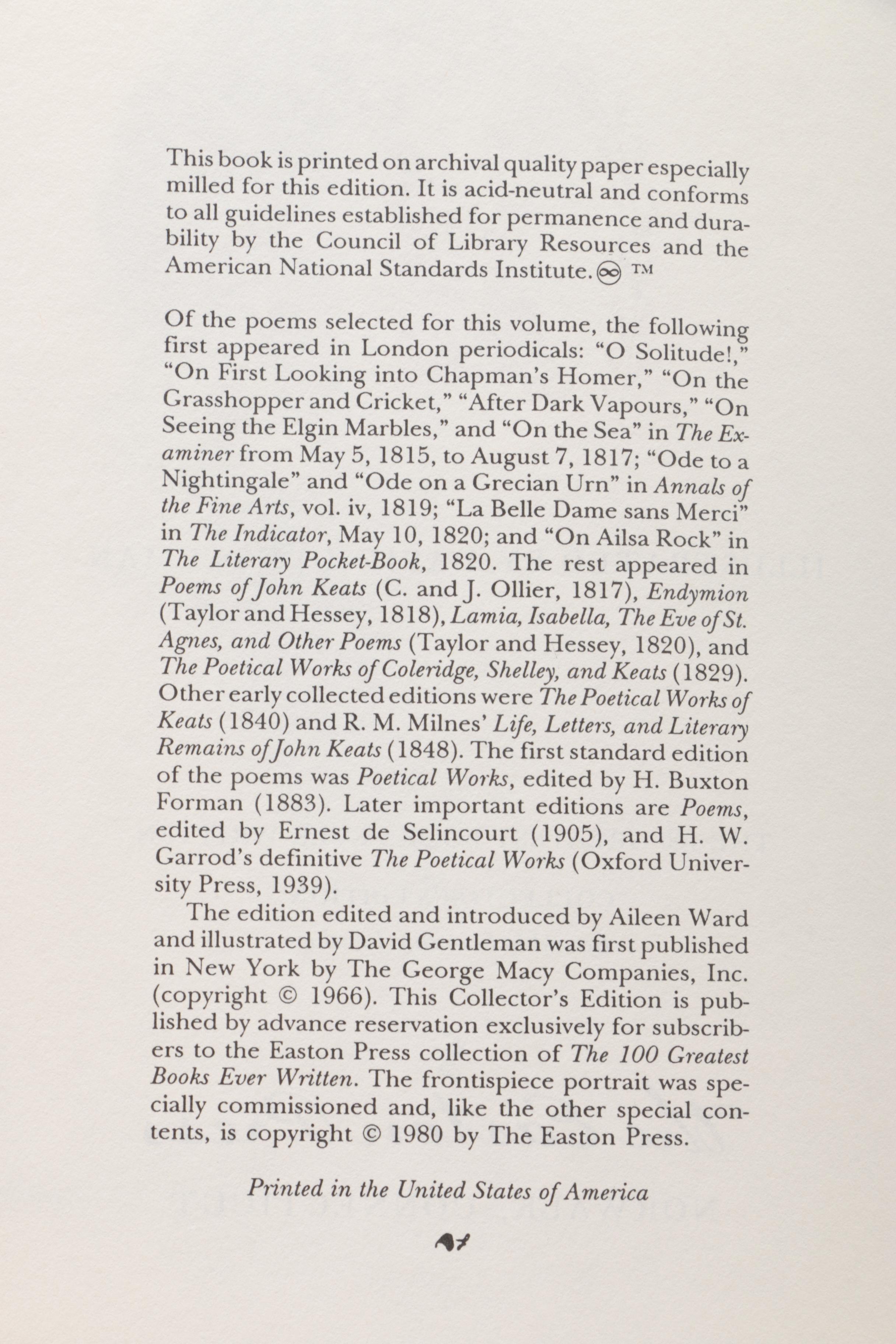 Easton Press "The 100 Greatest Books Ever Written" Collector's Edition Books Including "Analects" of Confucius