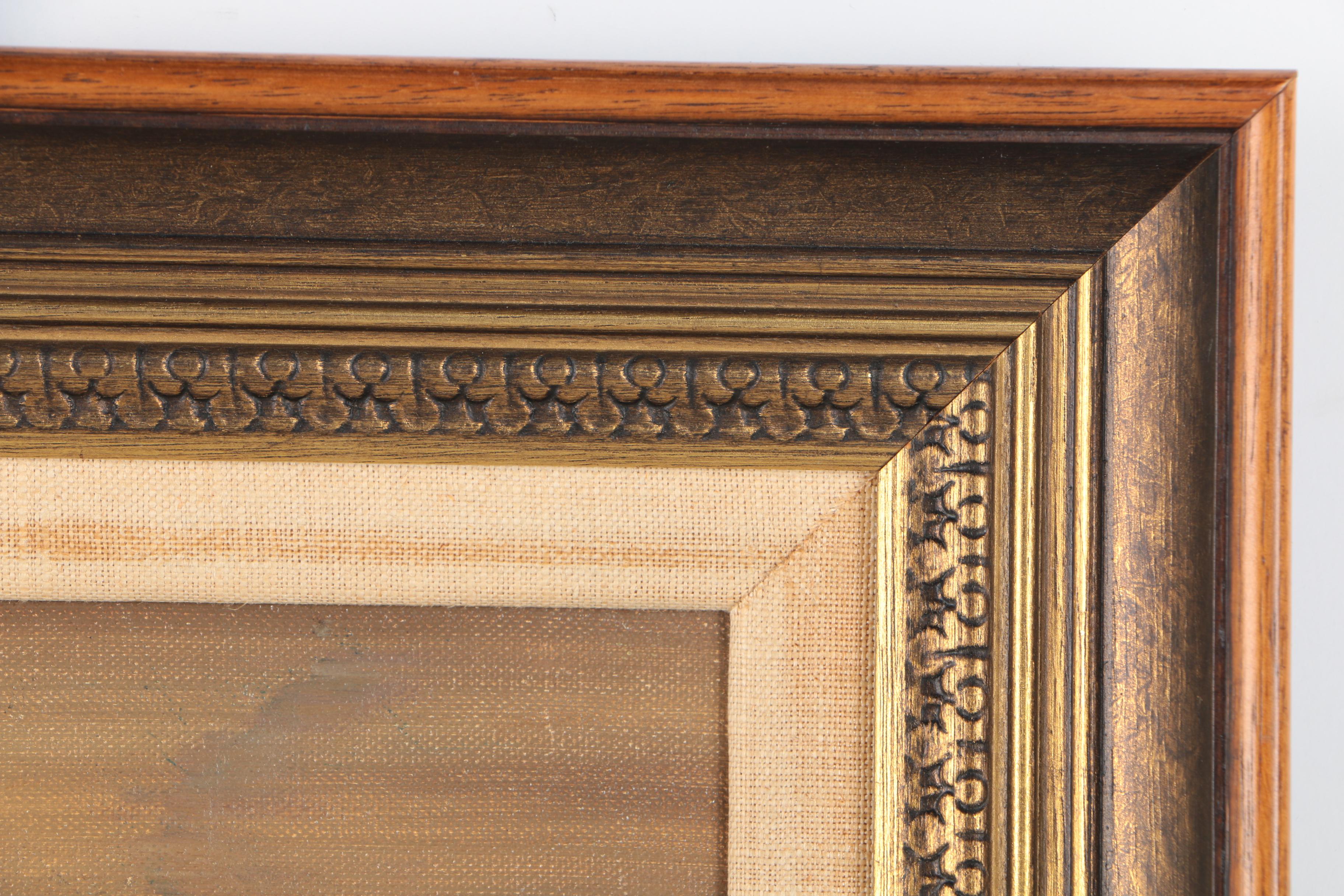 Mark Vandeneschen Oil Painting on Canvas of Elephants