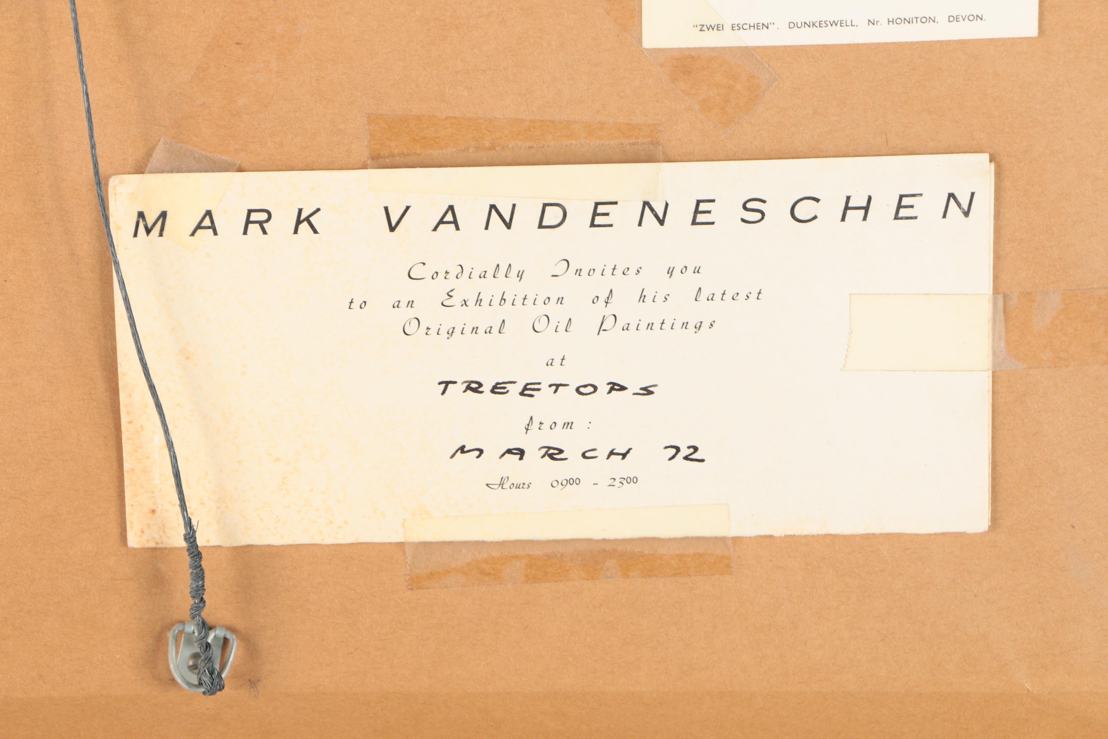 Mark Vandeneschen Oil Painting on Canvas of Elephants