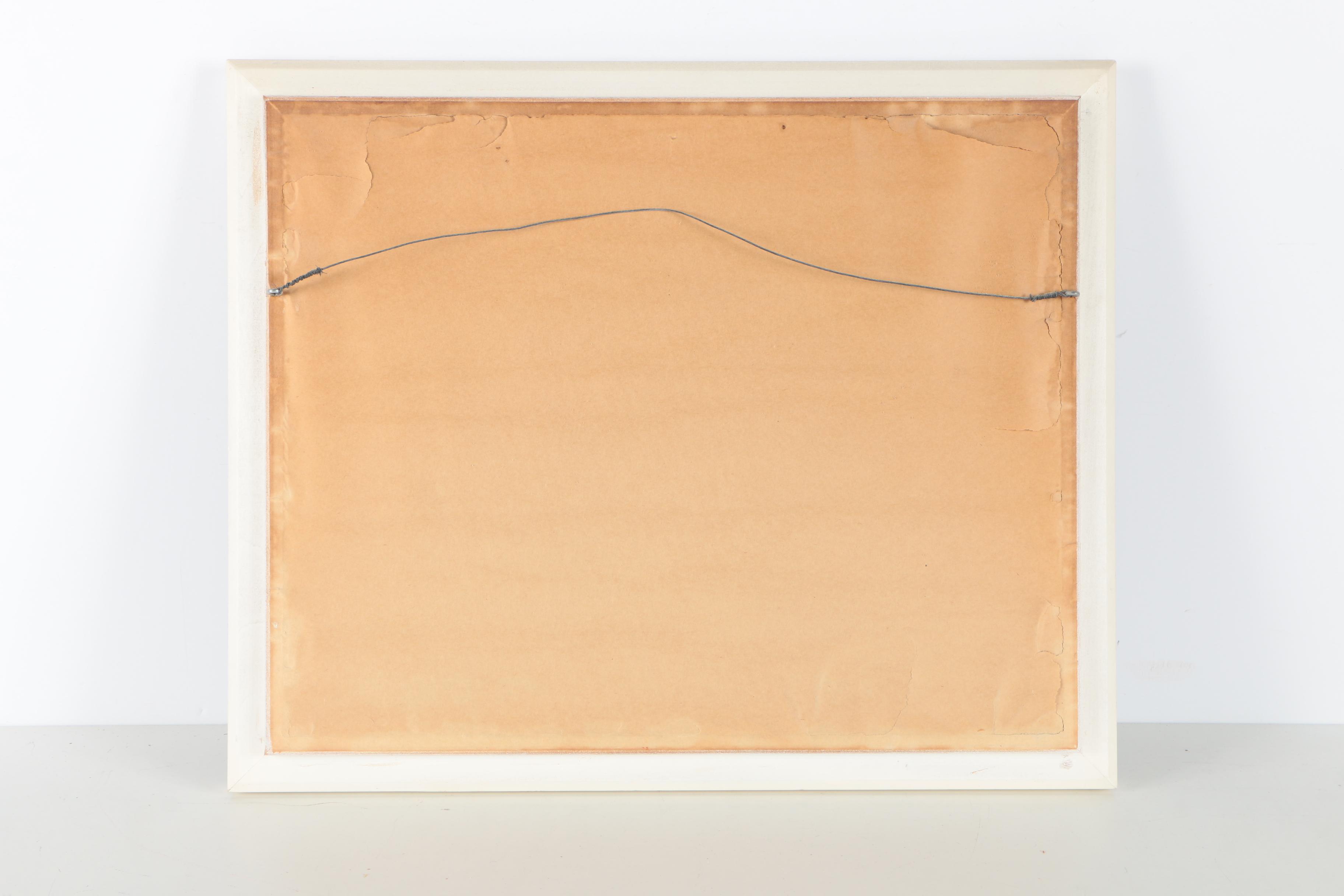 Paul H. Wolff Oil Painting on Board of Mountain Landscape