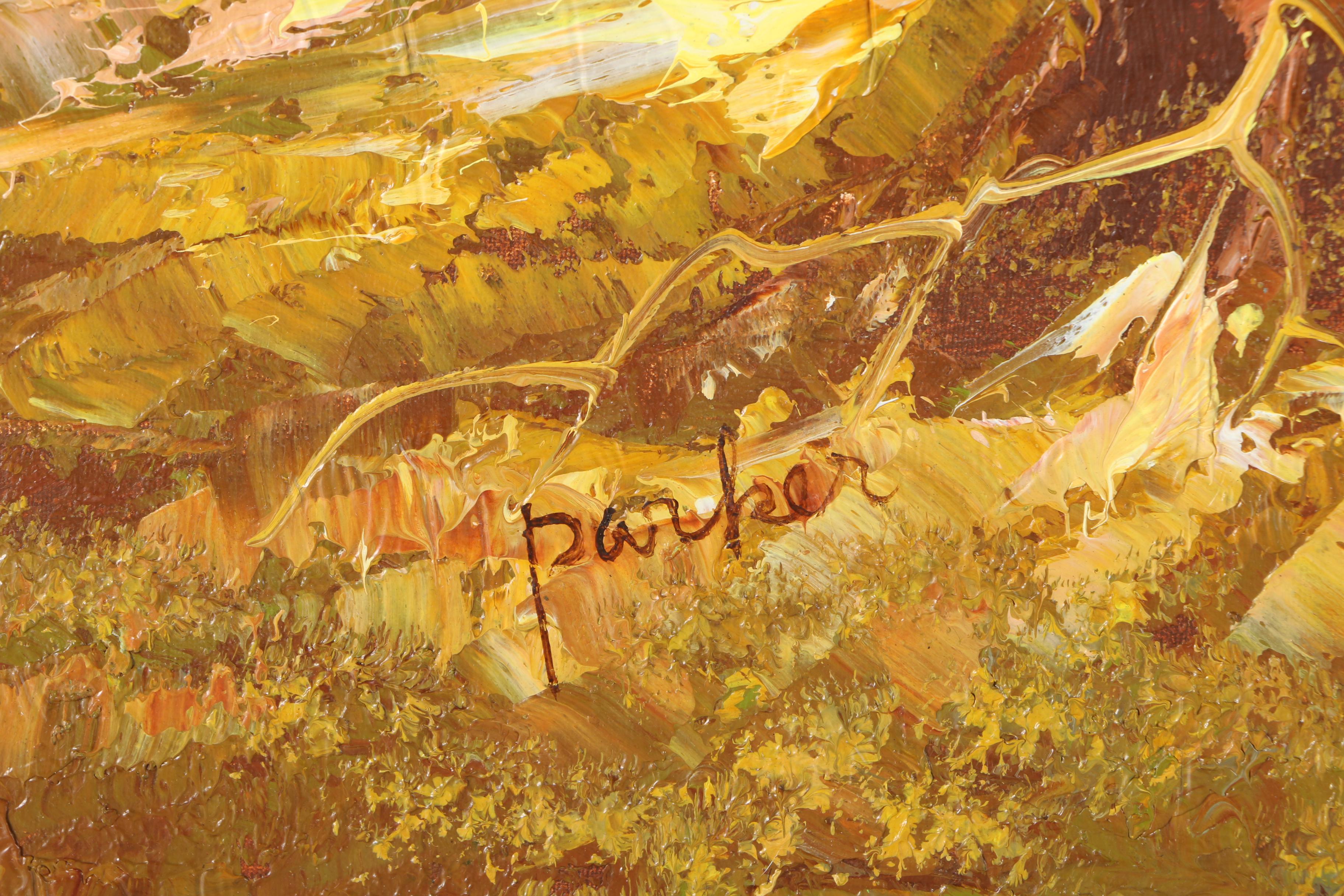 Parker Oil Painting on Canvas of a Wooded Landscape