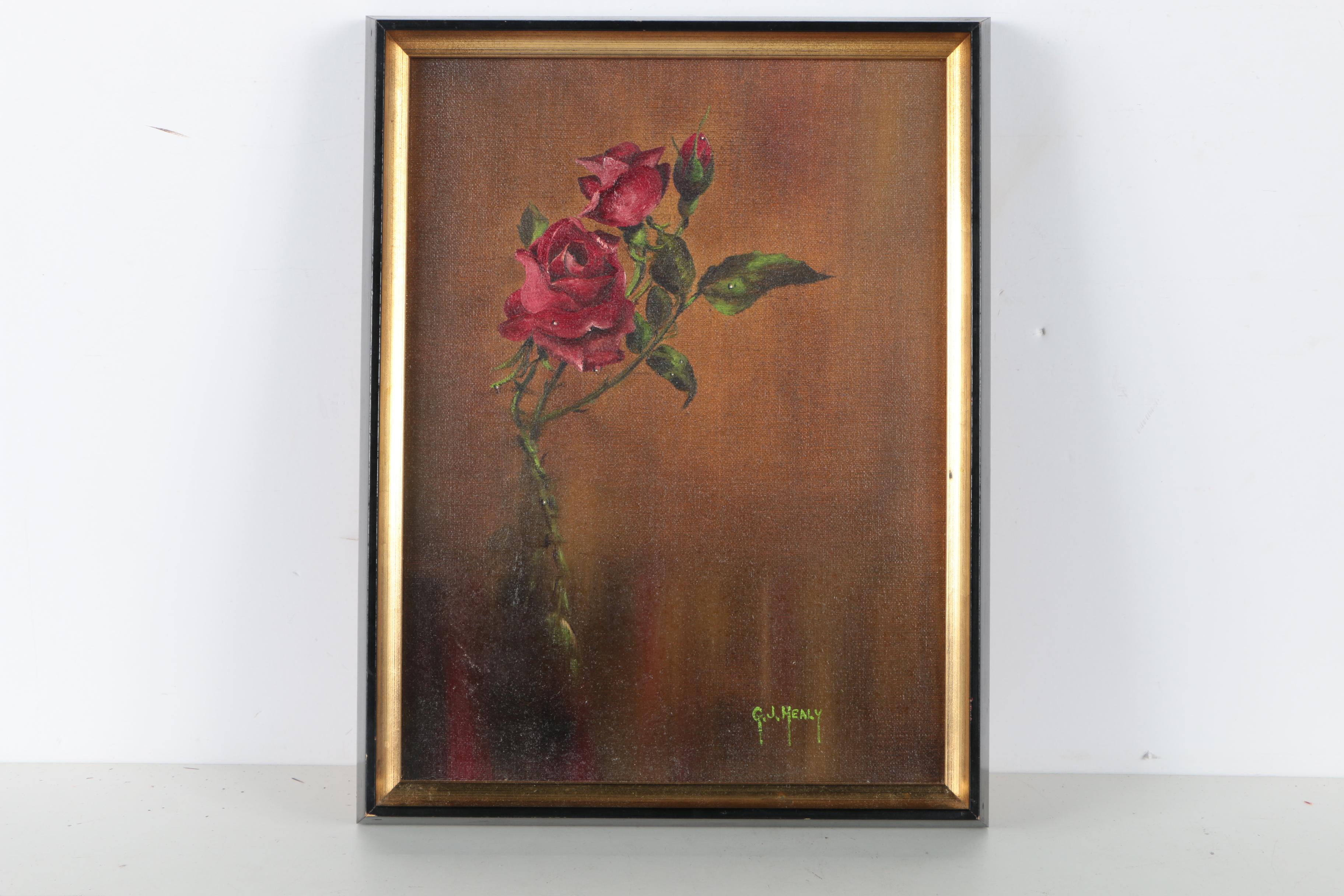 Oil Paintings of Floral Still Lifes