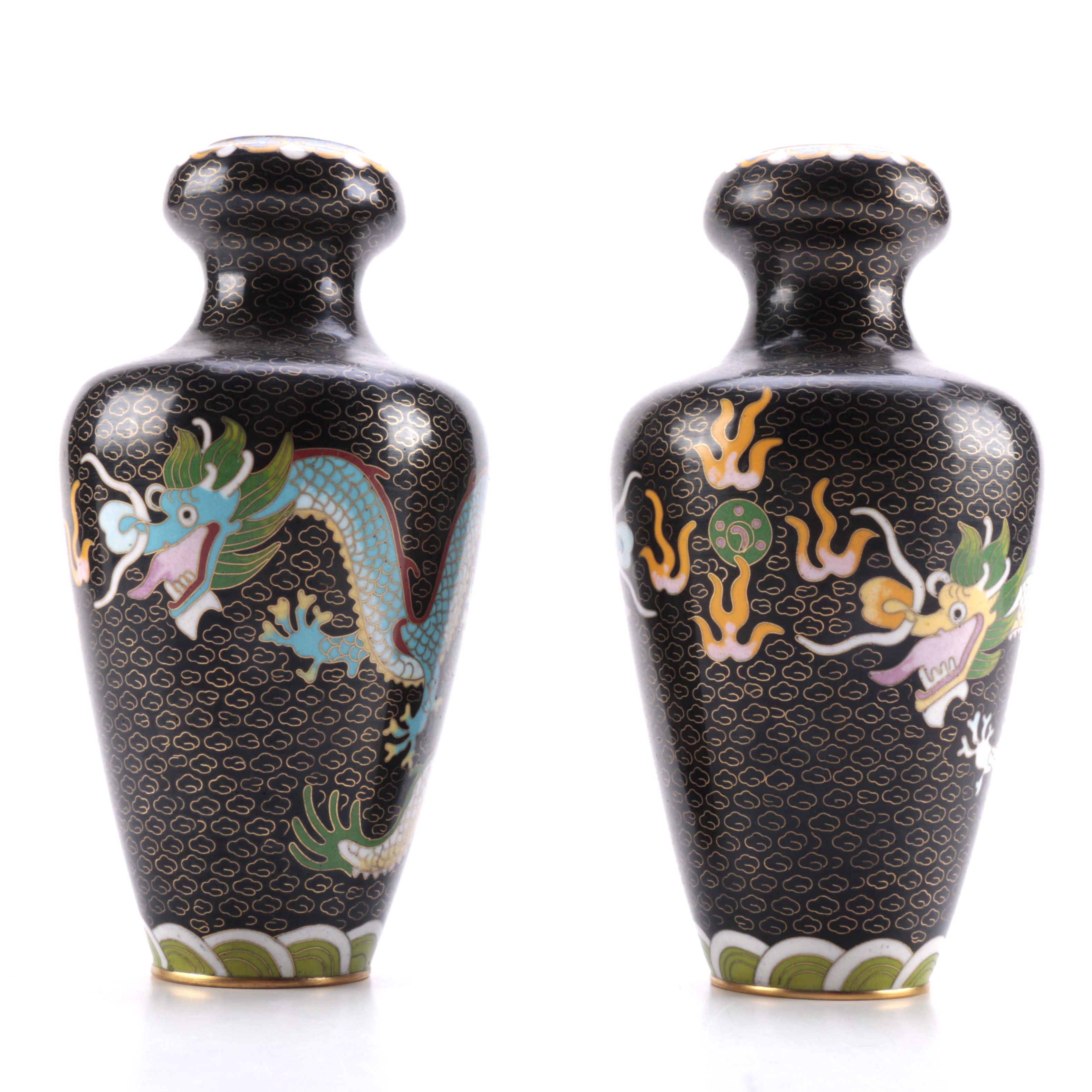 Chinese Cloisonné Vases