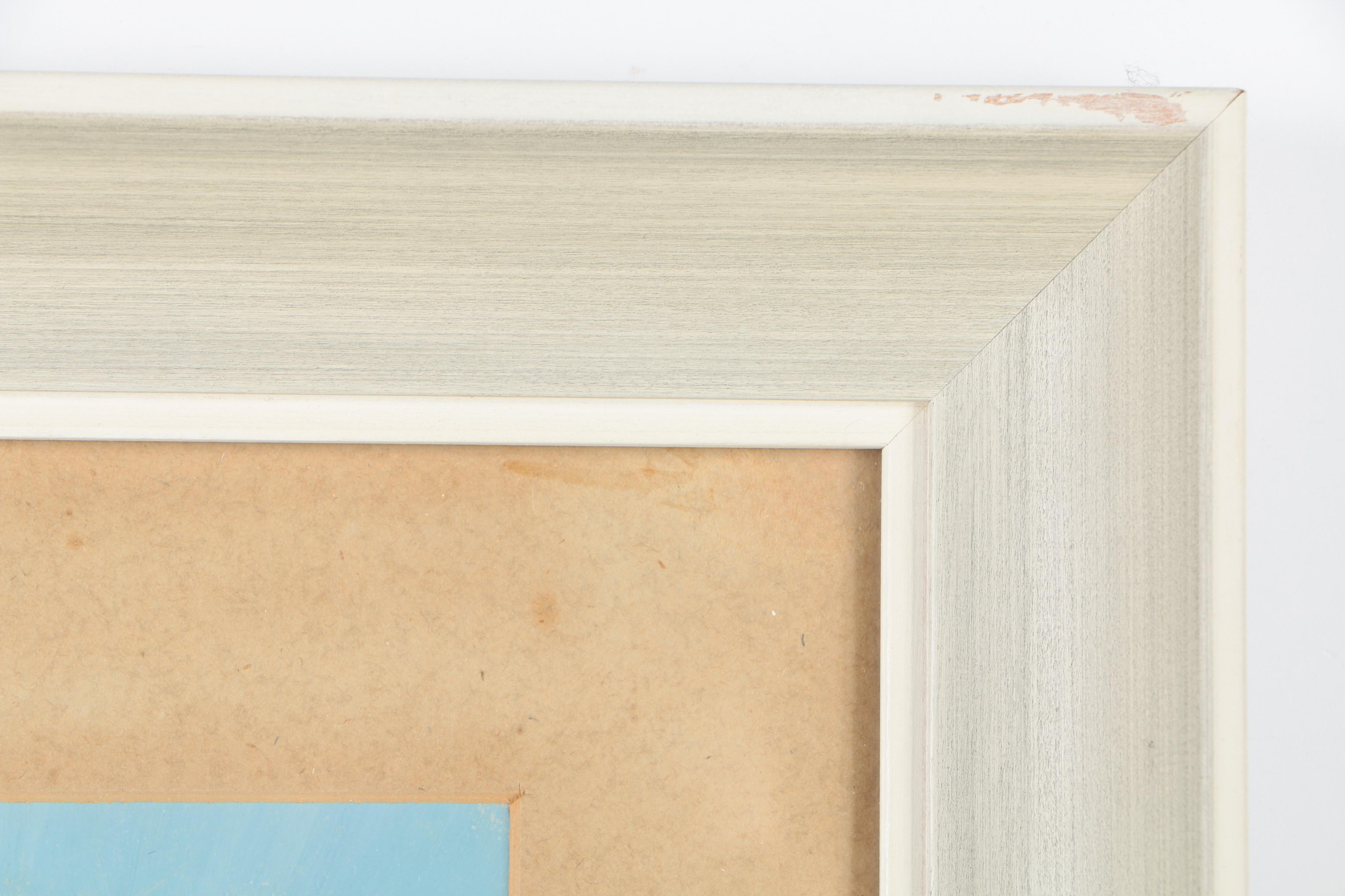 Paul H. Wolff Oil Painting on Wood Panel of a Landscape