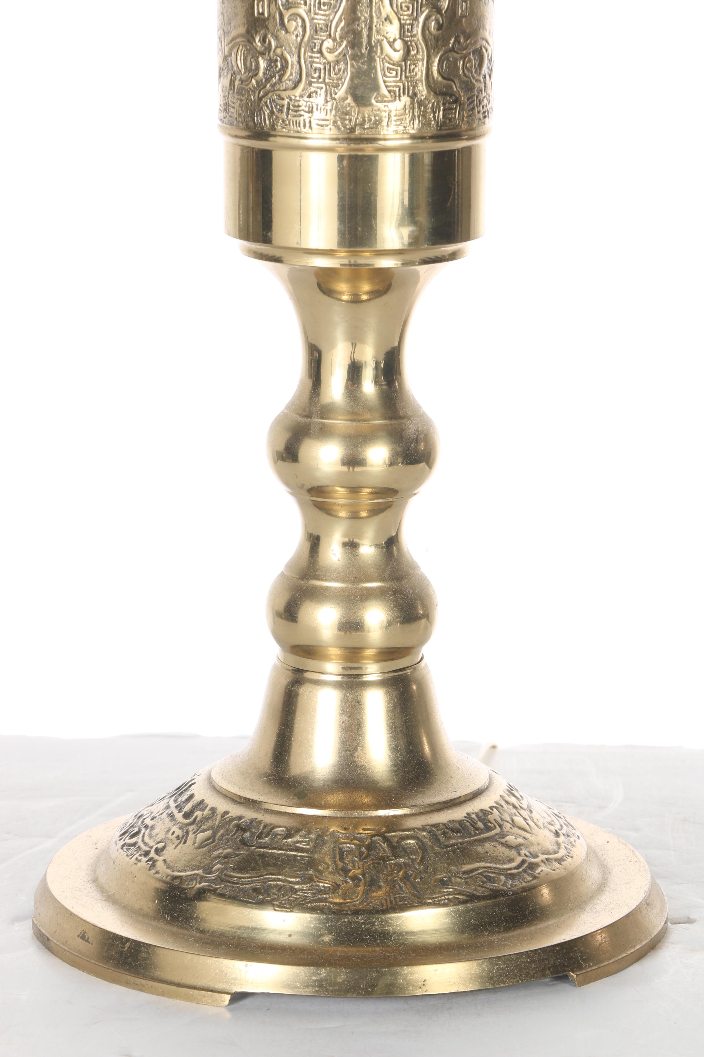 1930s Rotary Phone on Ornate Brass Stand