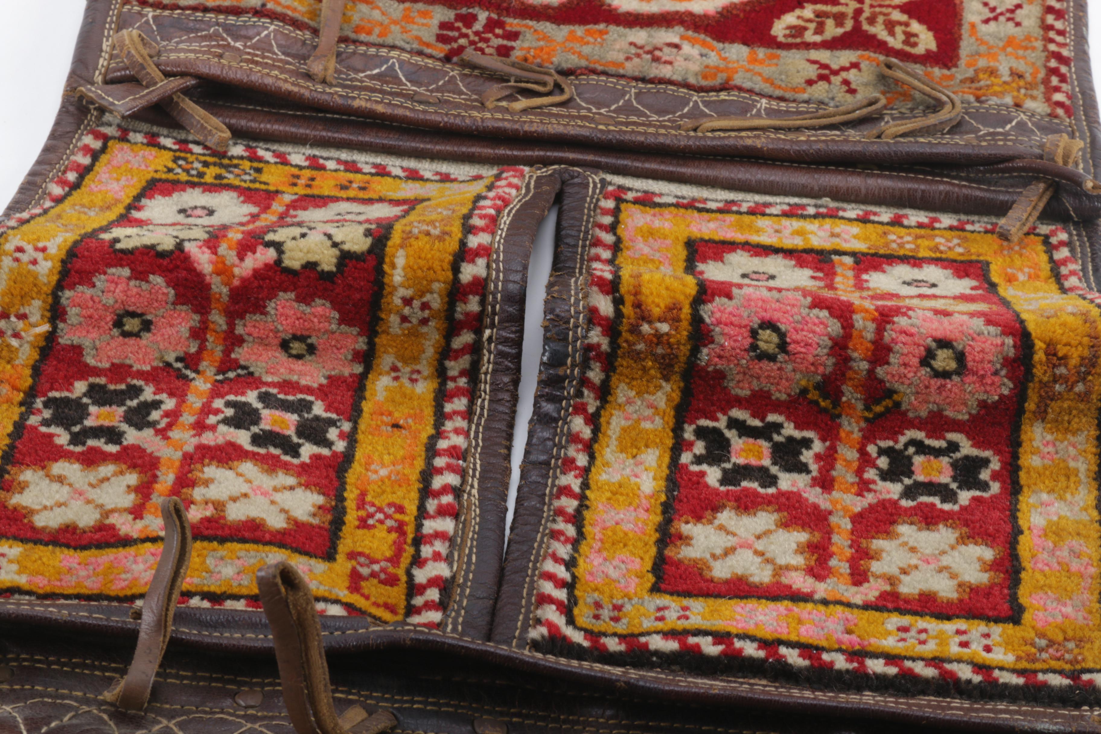Pair of Turkish Carpet Saddlebags