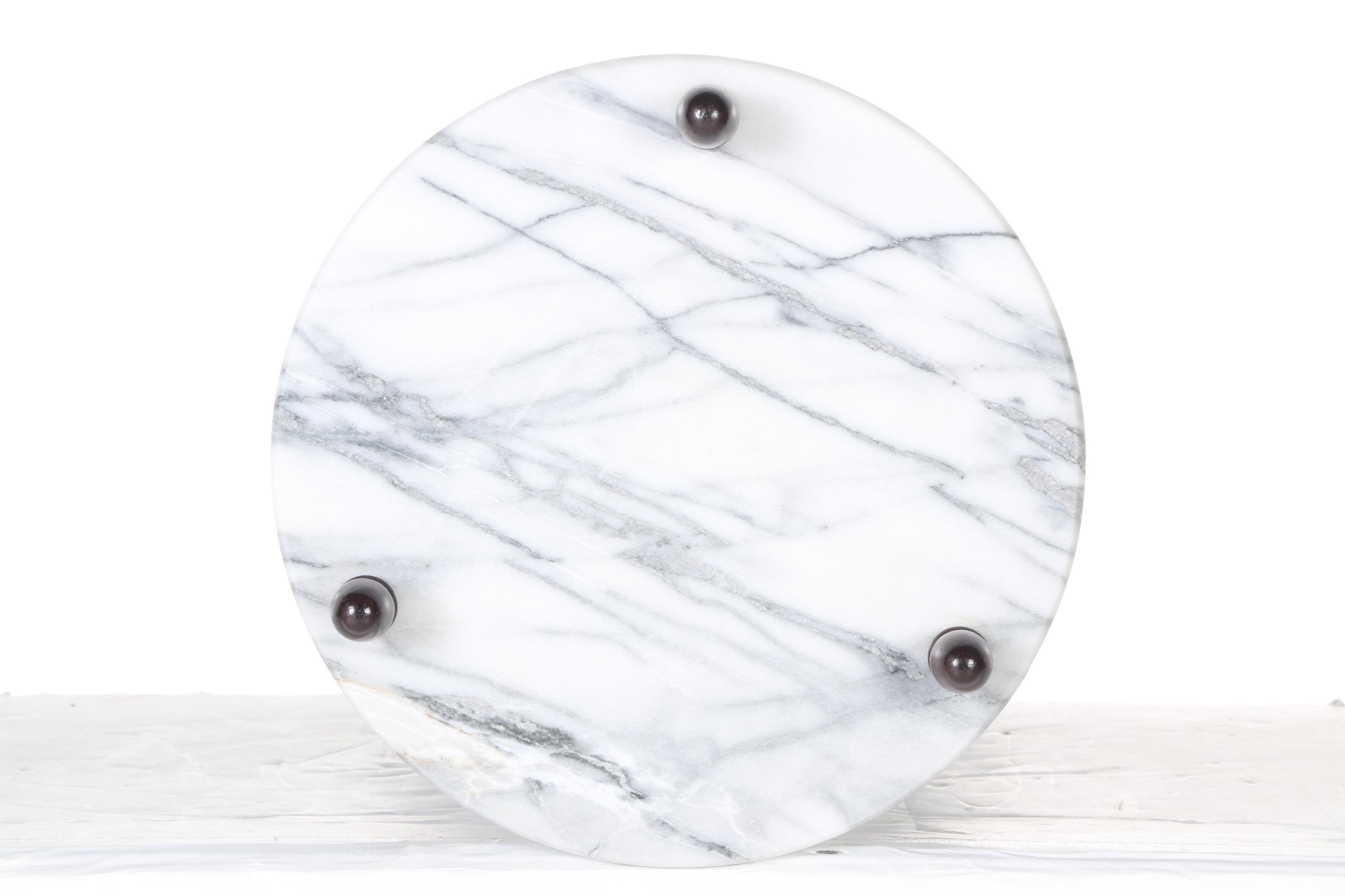 Three-Tiered Marble Étagère